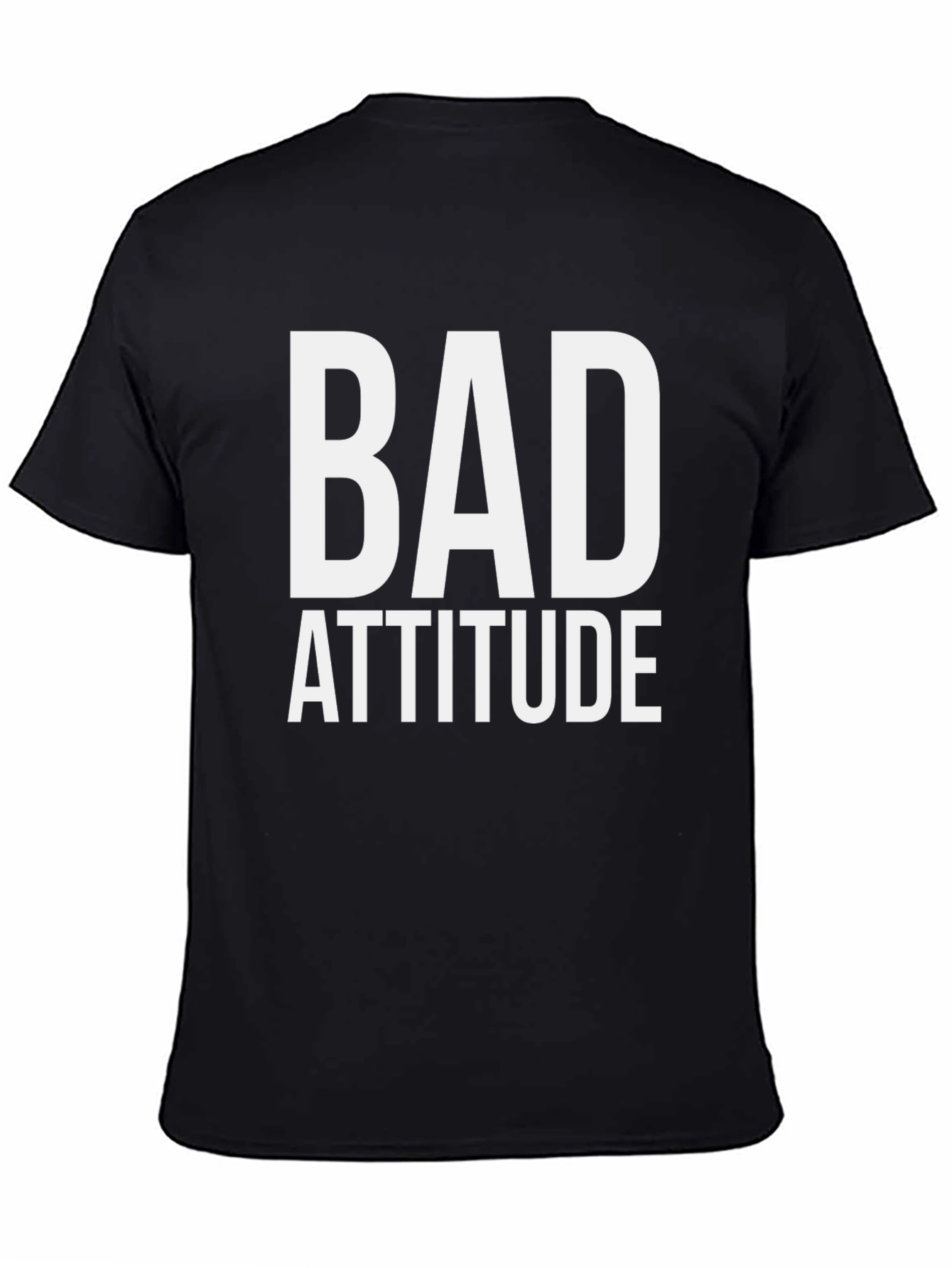 Bad Attitude Graphic Tee - Mens Black T-Shirt