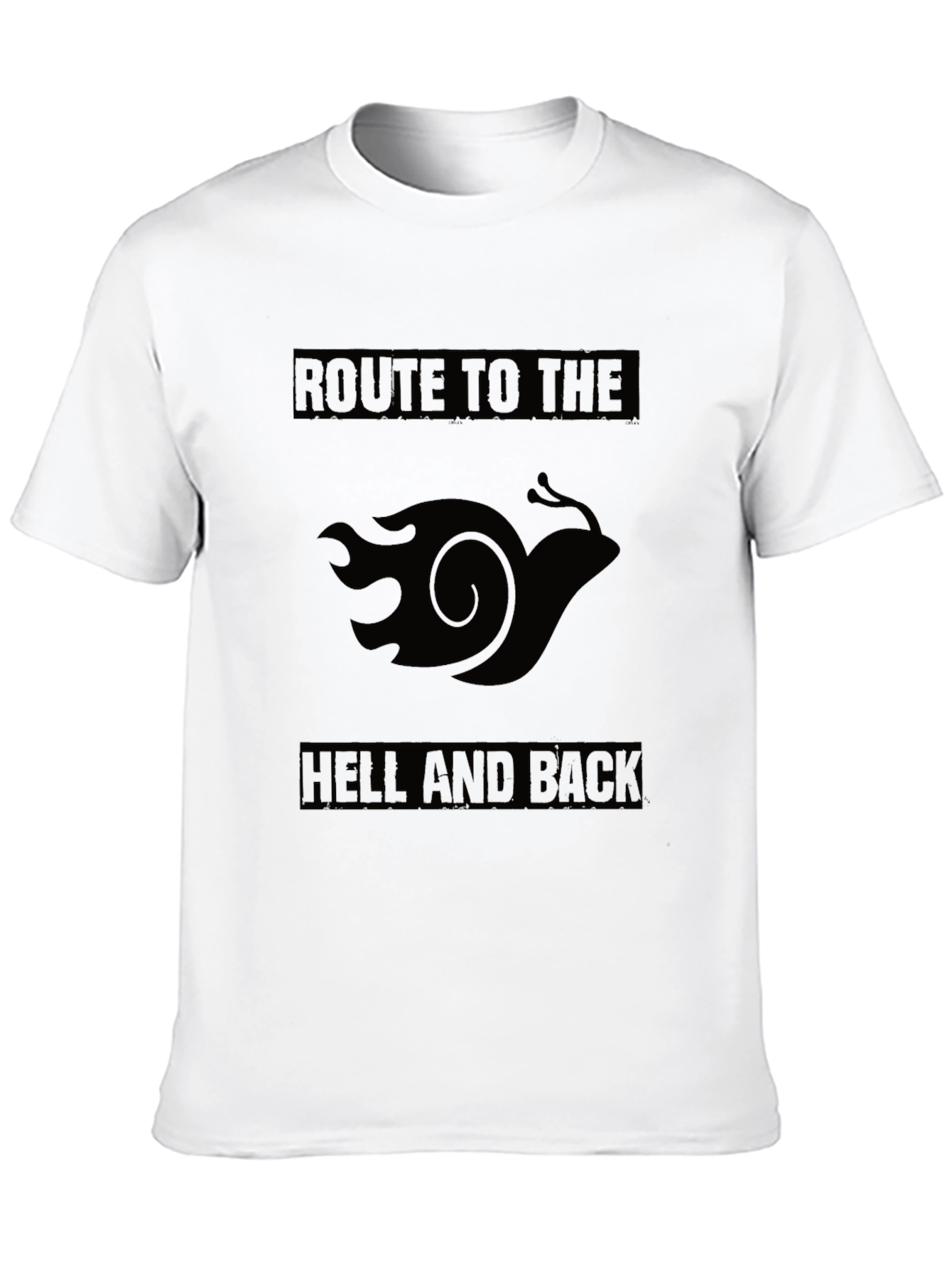 Route to Hell and Back Black T-Shirt