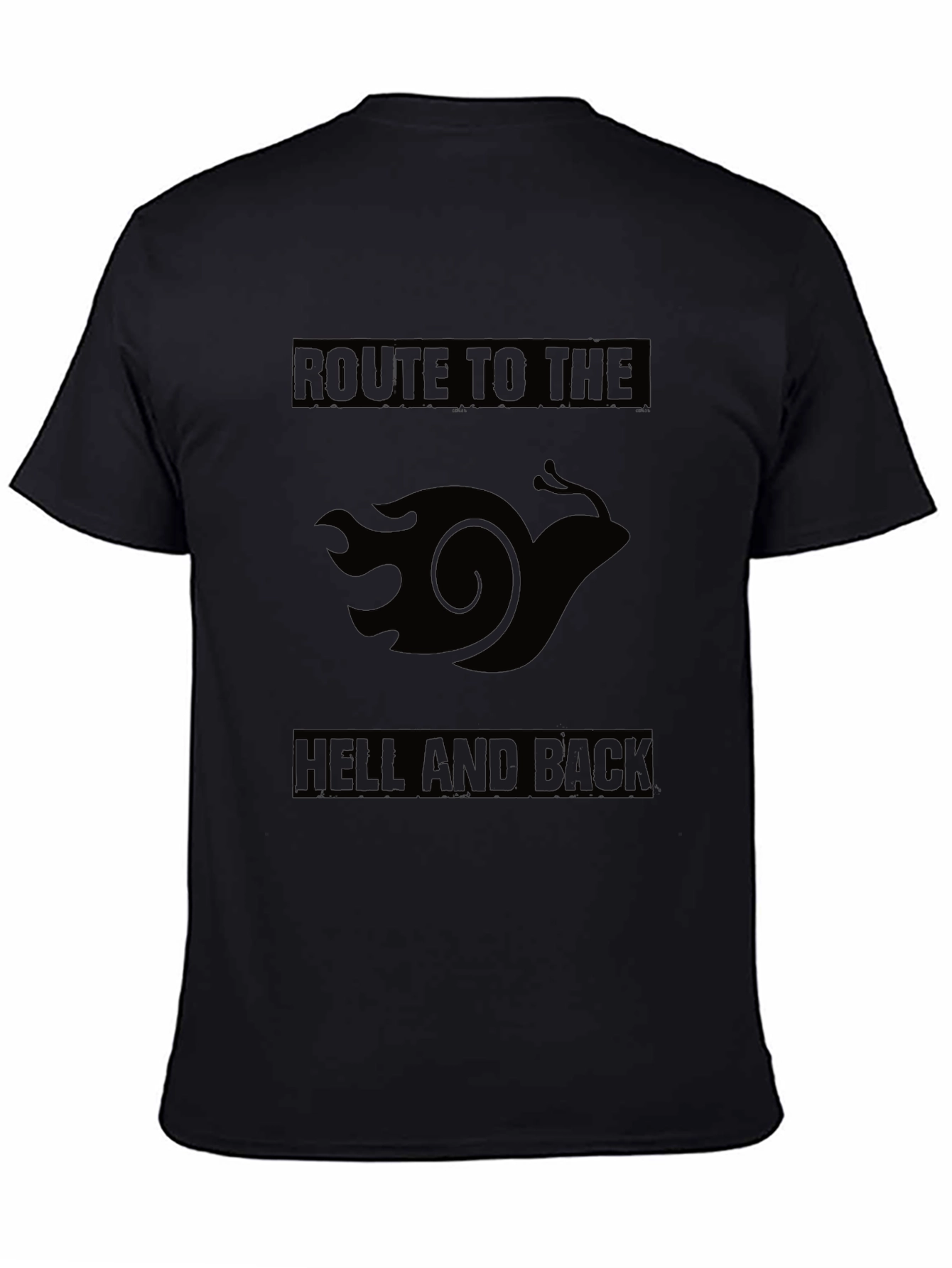 Route to Hell and Back Black T-Shirt