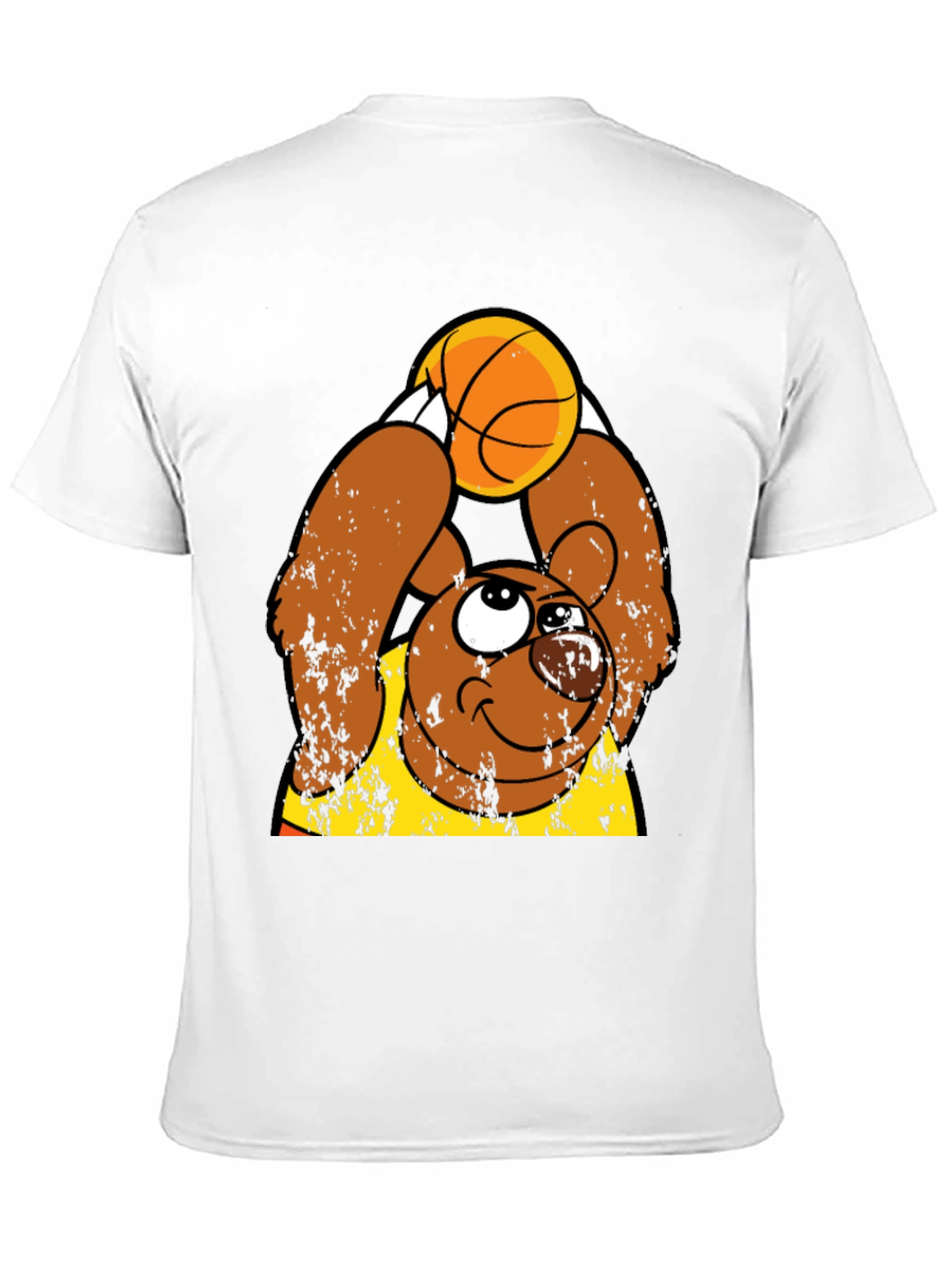 Basketball Bear Graphic Tee - Stylish & Fun