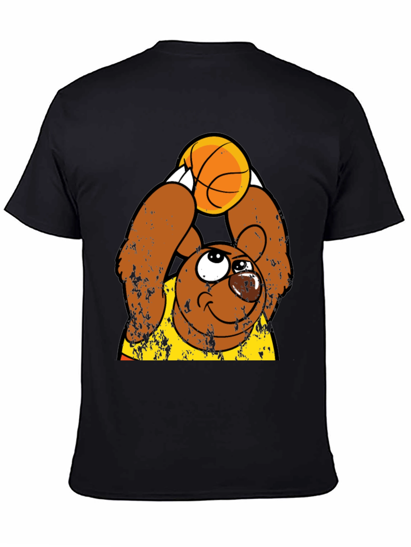 Basketball Bear Graphic Tee - Stylish & Fun