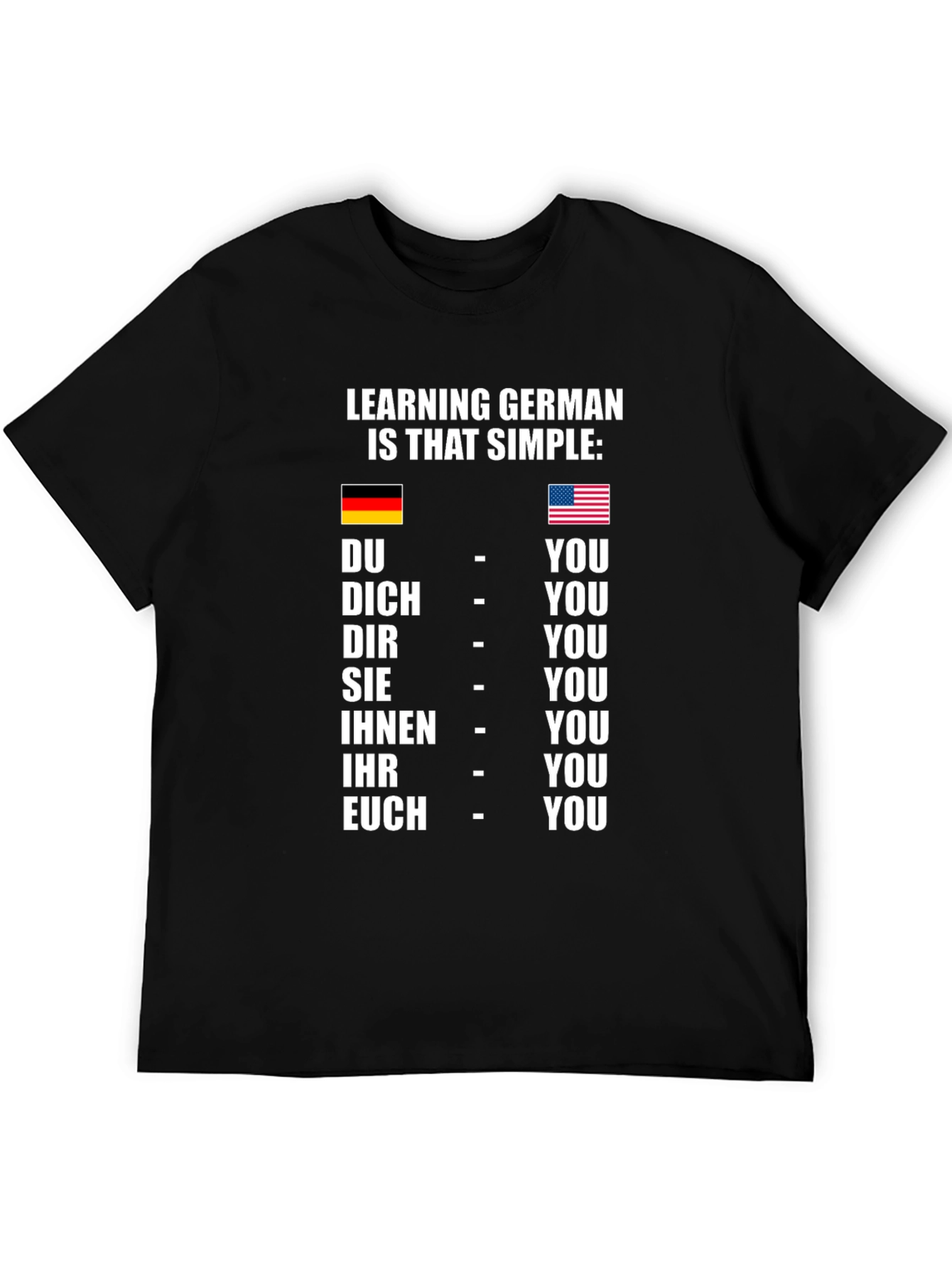 Learning German T-Shirt - Simple Translation