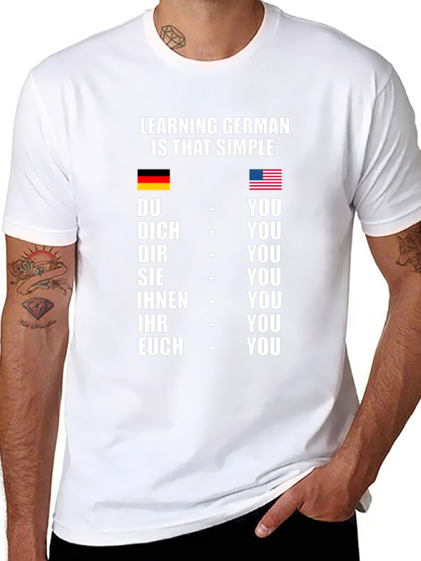 Learning German T-Shirt - Simple Translation