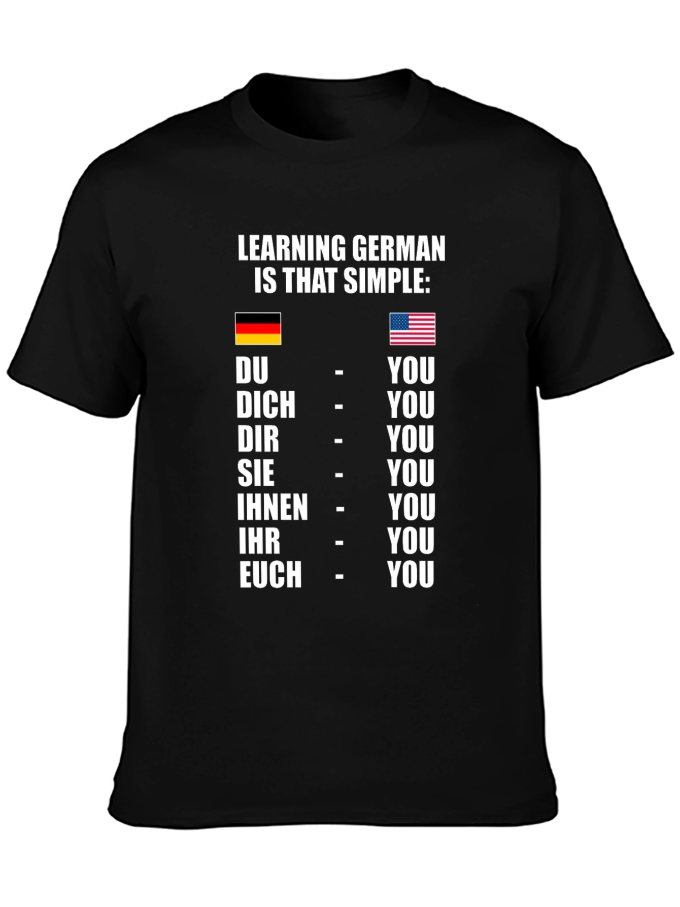 Learning German T-Shirt - Simple Translation