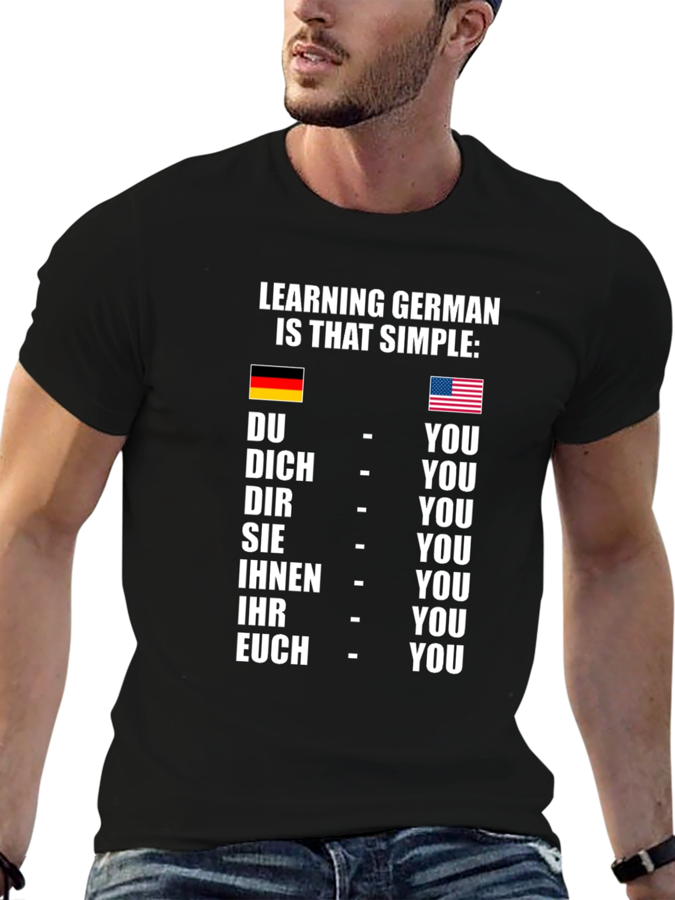 Learning German T-Shirt - Simple Translation