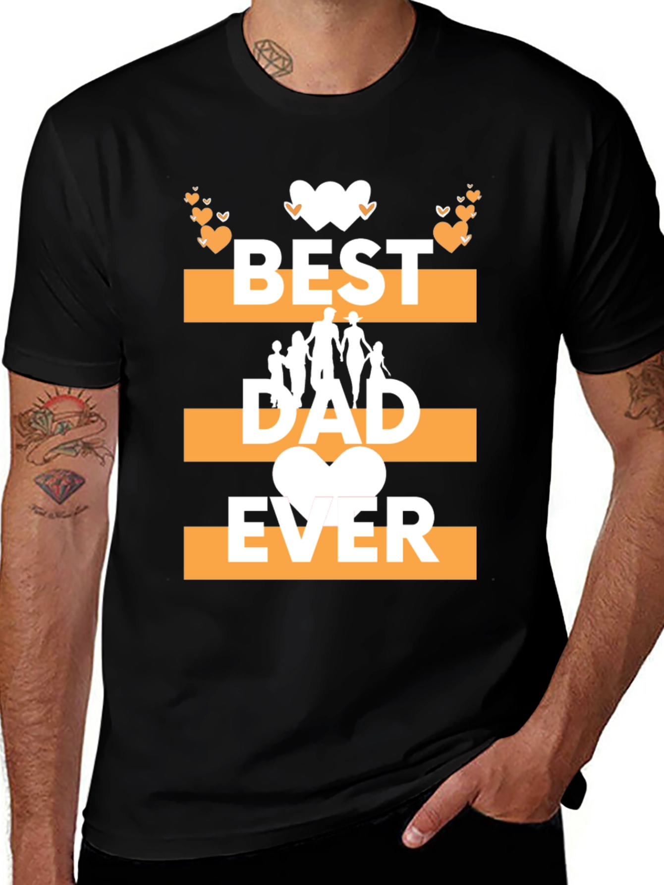 Best Dad Ever Graphic Tee - Fathers Day Gift