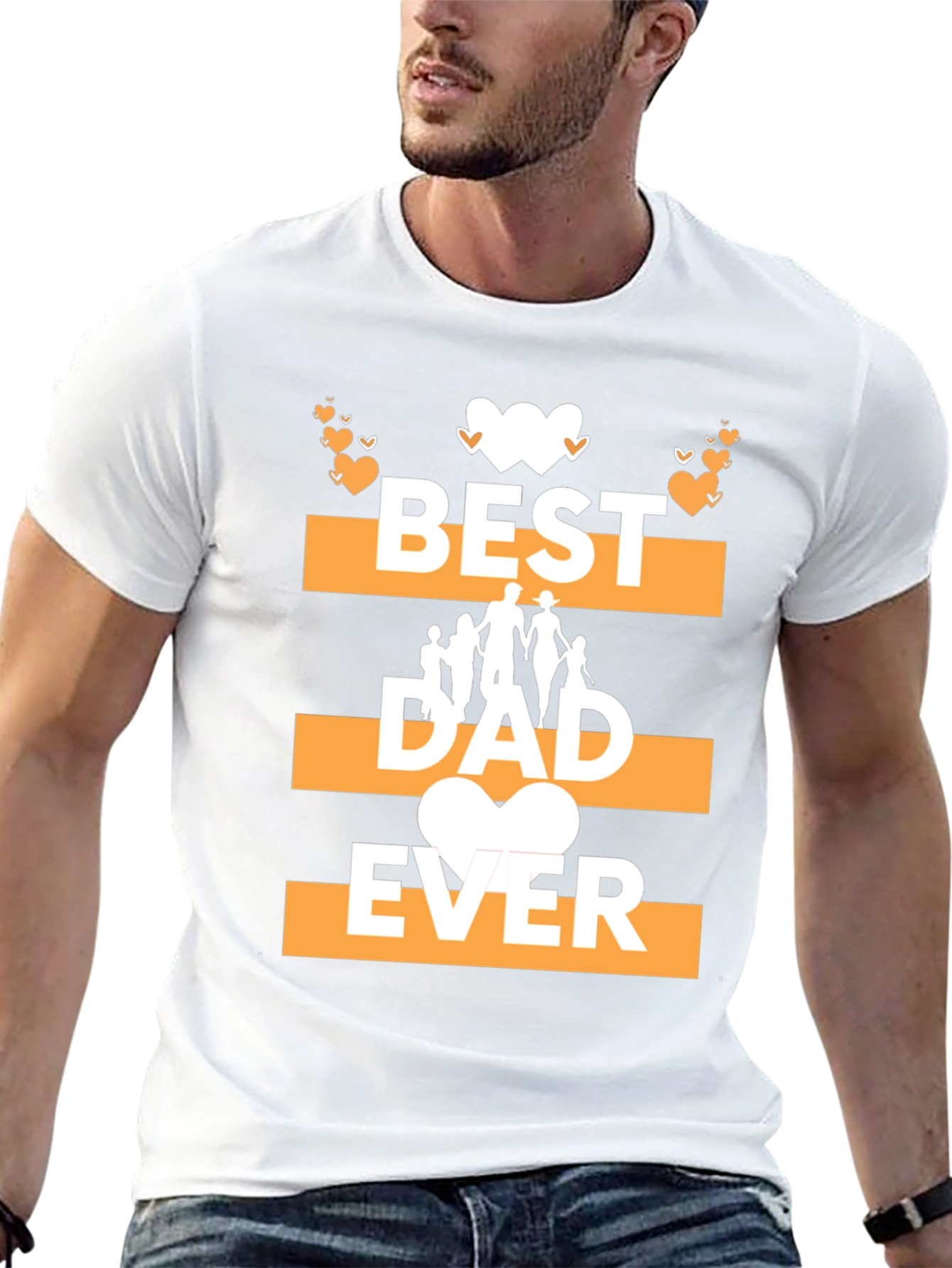 Best Dad Ever Graphic Tee - Fathers Day Gift