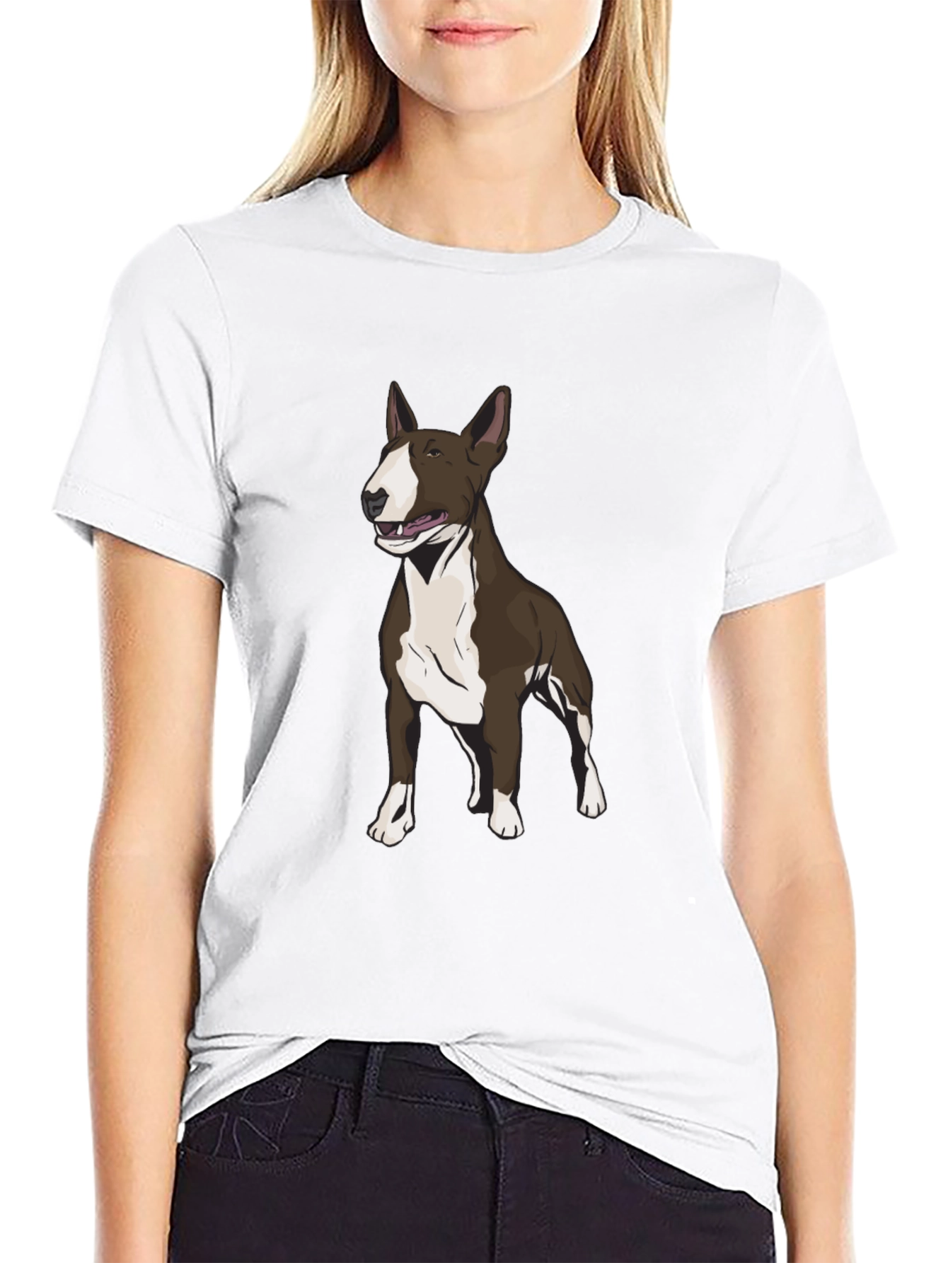 Bull Terrier Graphic Tee - Dog Lover T-Shirt