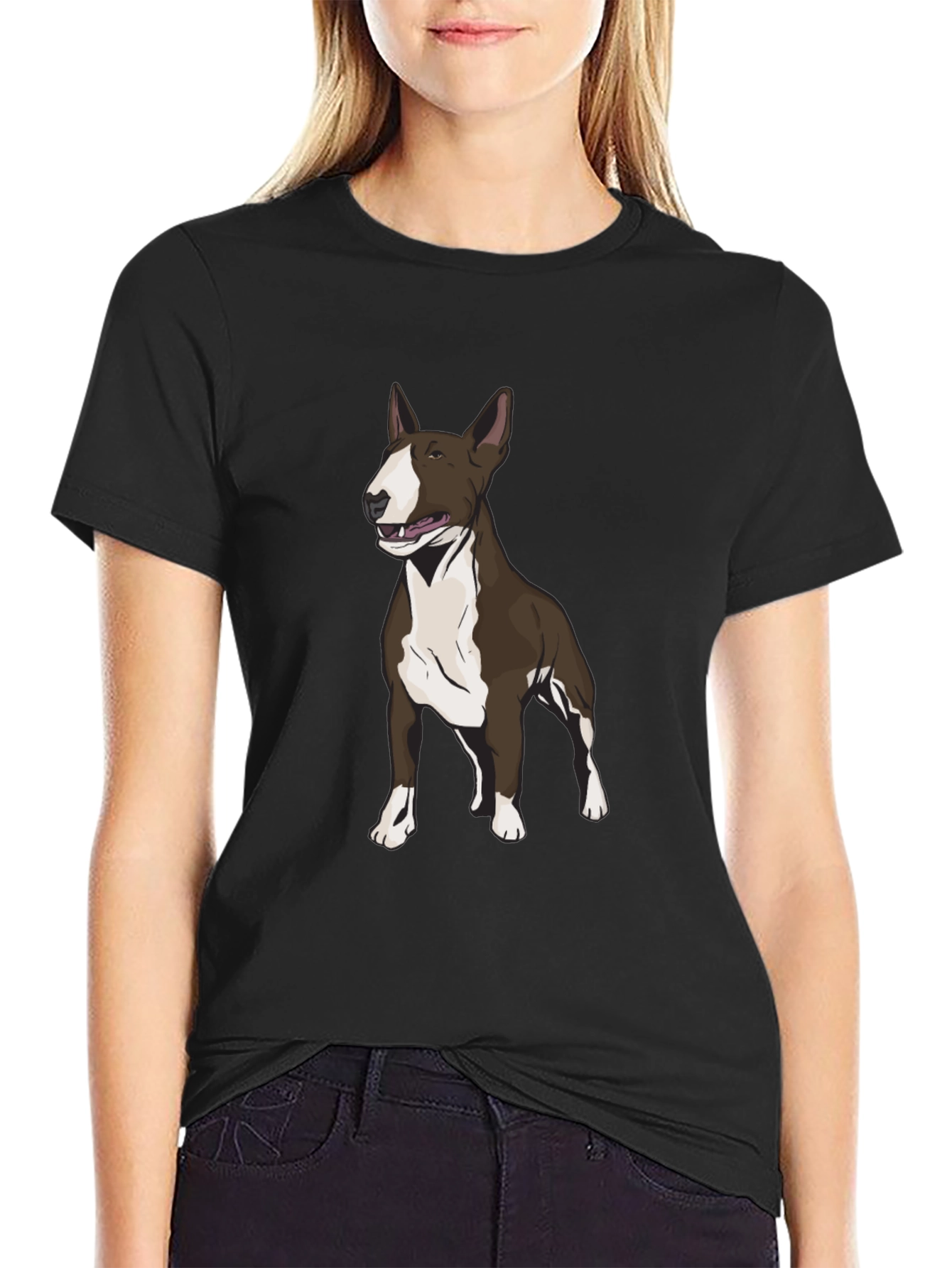Bull Terrier Graphic Tee - Dog Lover T-Shirt