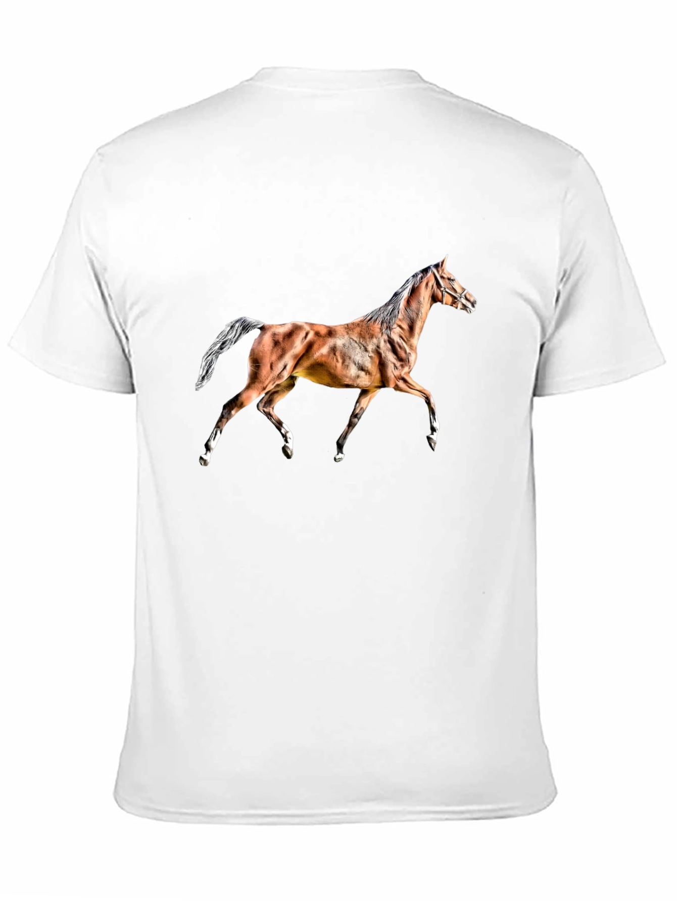 Horse Graphic T-Shirt - Mens Black Tee