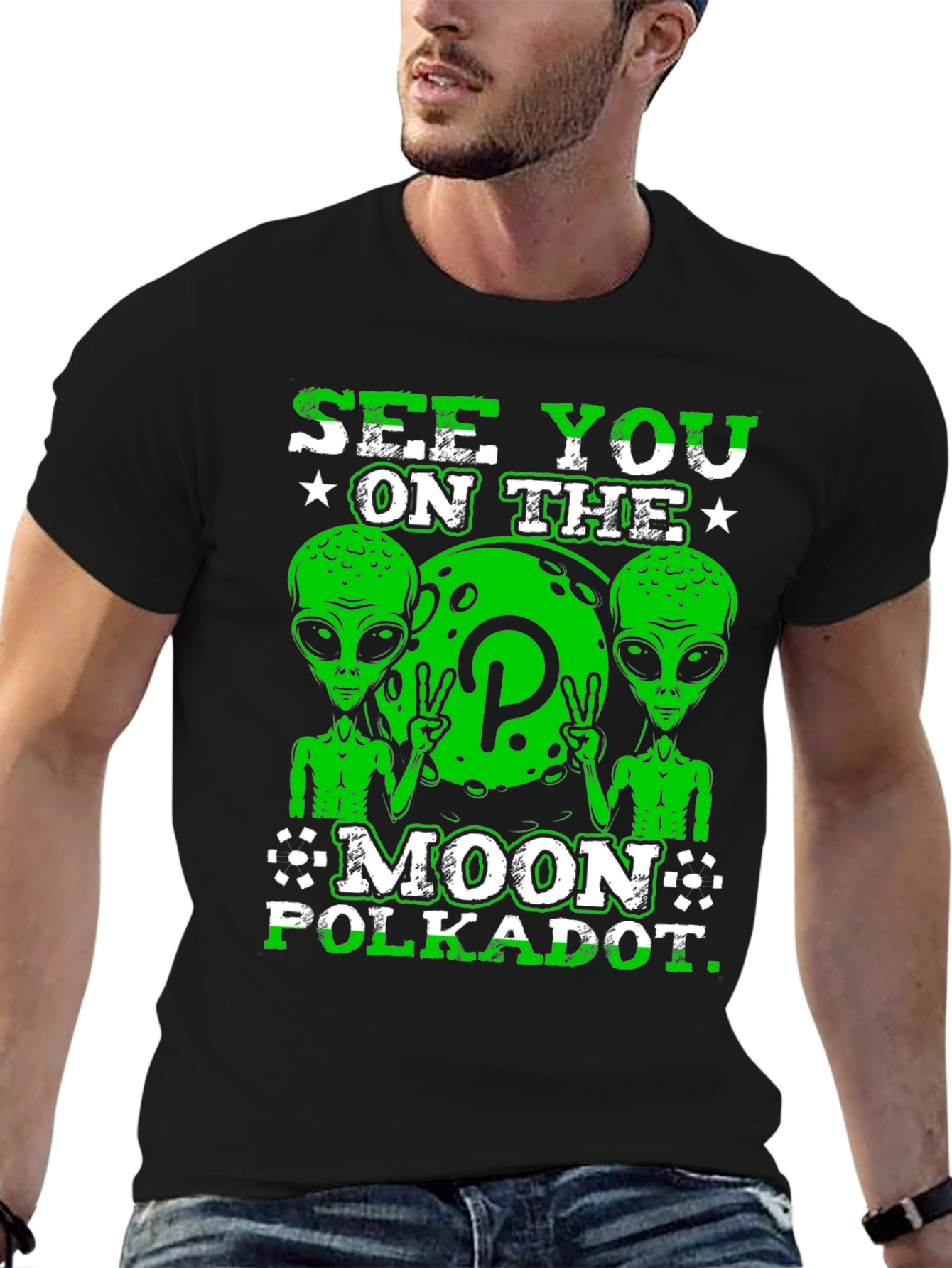 See You On The Moon Polkadot T-Shirt