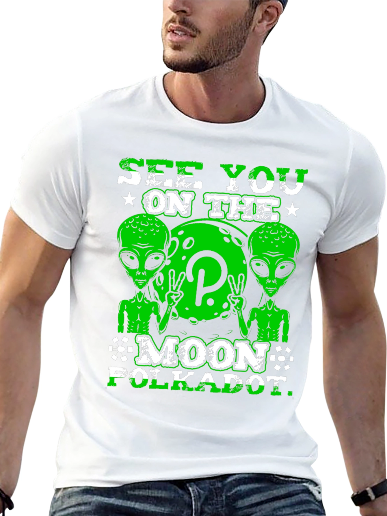 See You On The Moon Polkadot T-Shirt