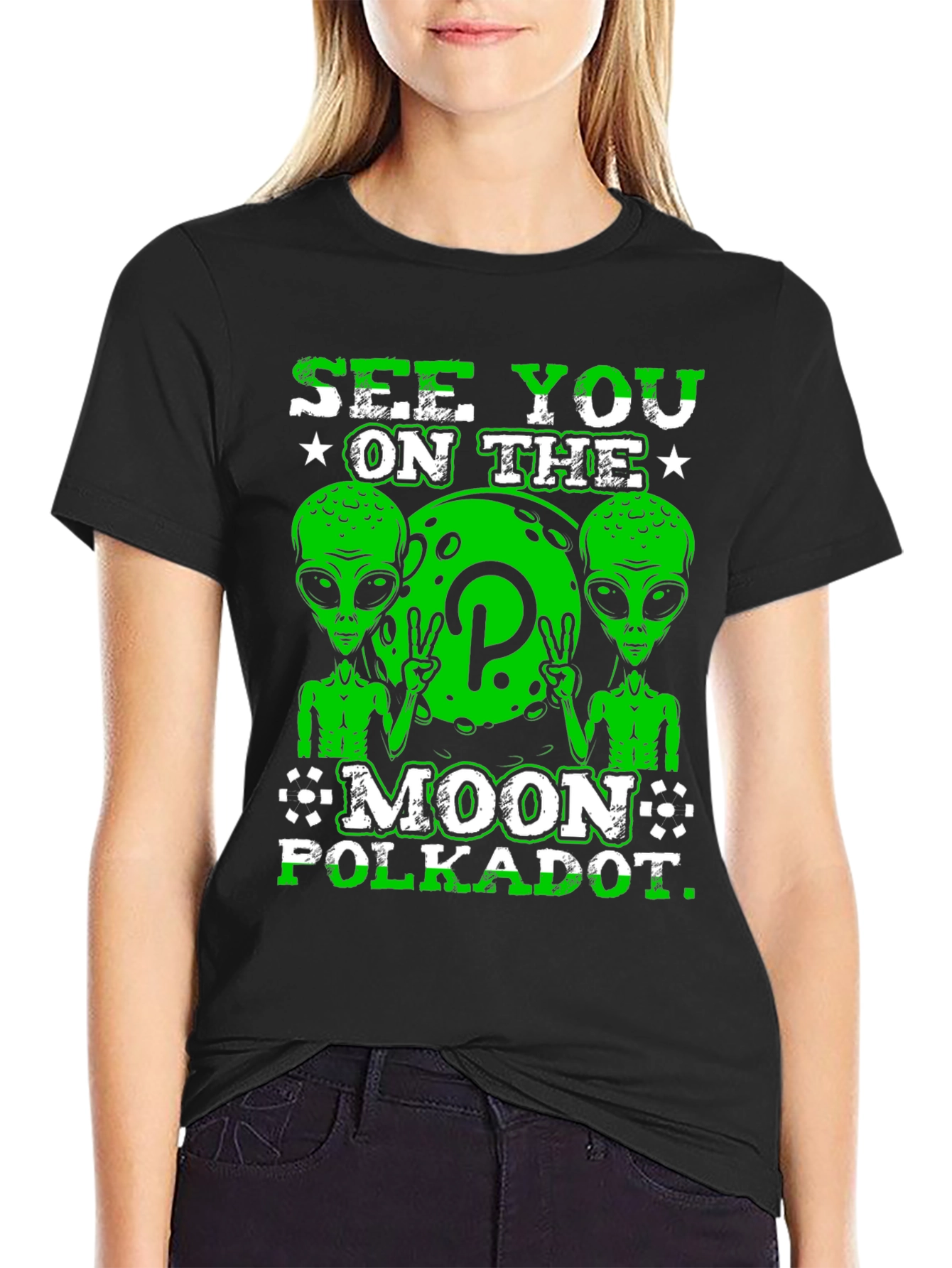 See You On The Moon Polkadot T-Shirt