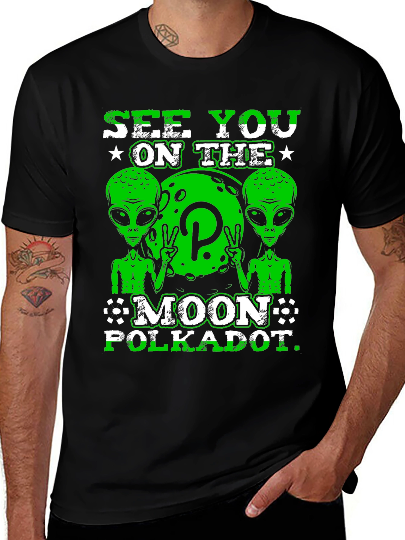 See You On The Moon Polkadot T-Shirt