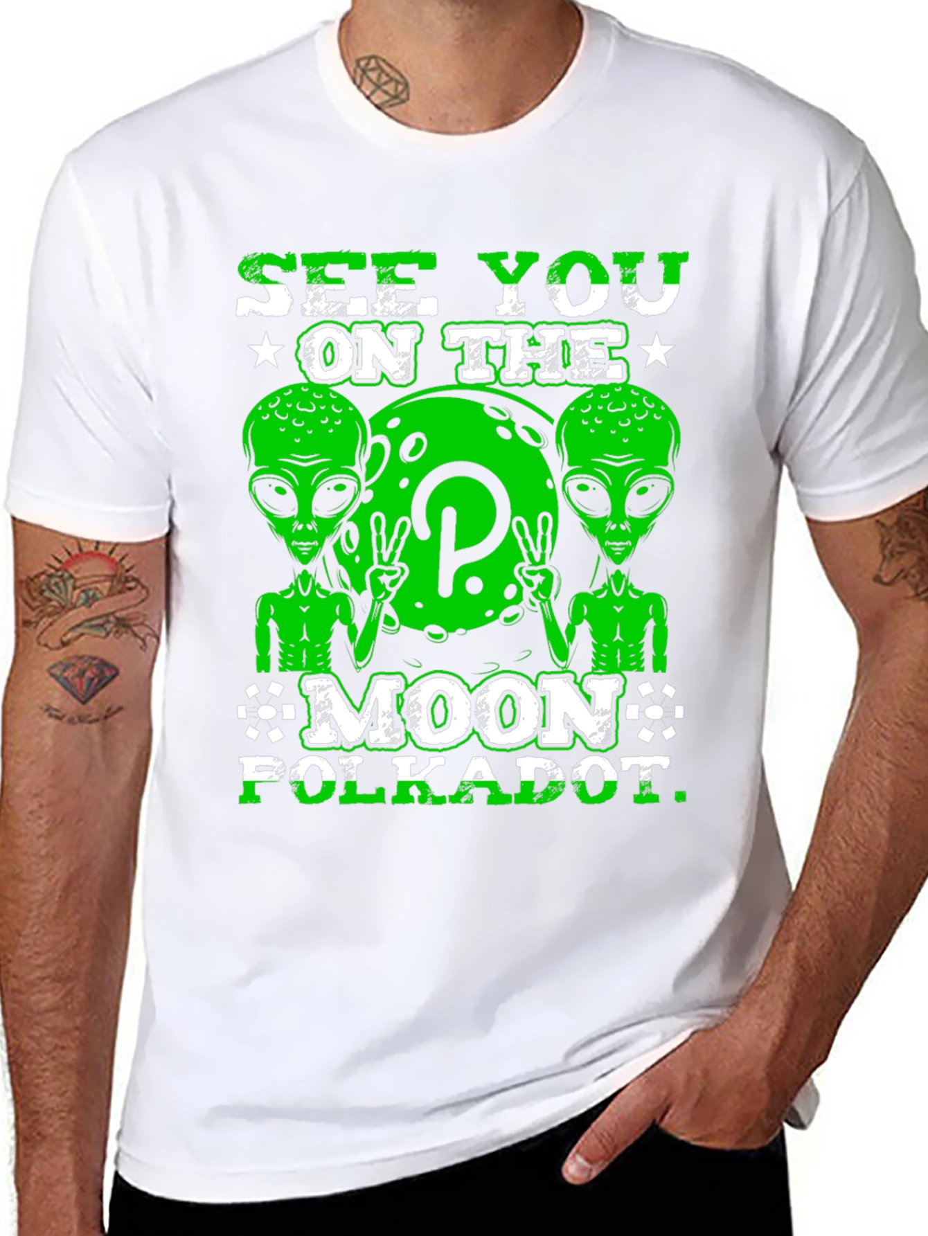 See You On The Moon Polkadot T-Shirt