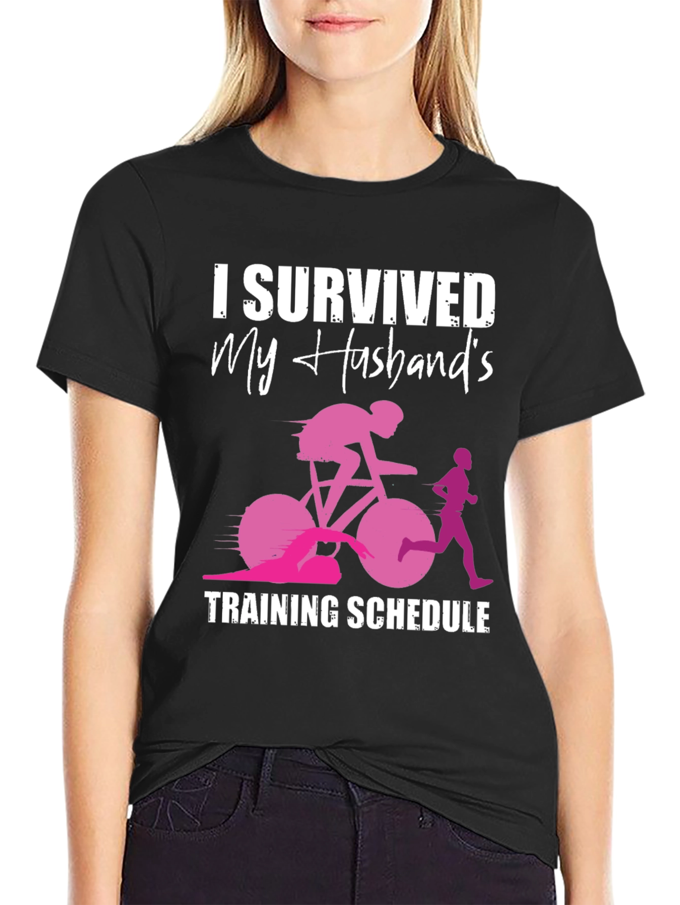 I Survived My Husbands Training Schedule T-Shirt
