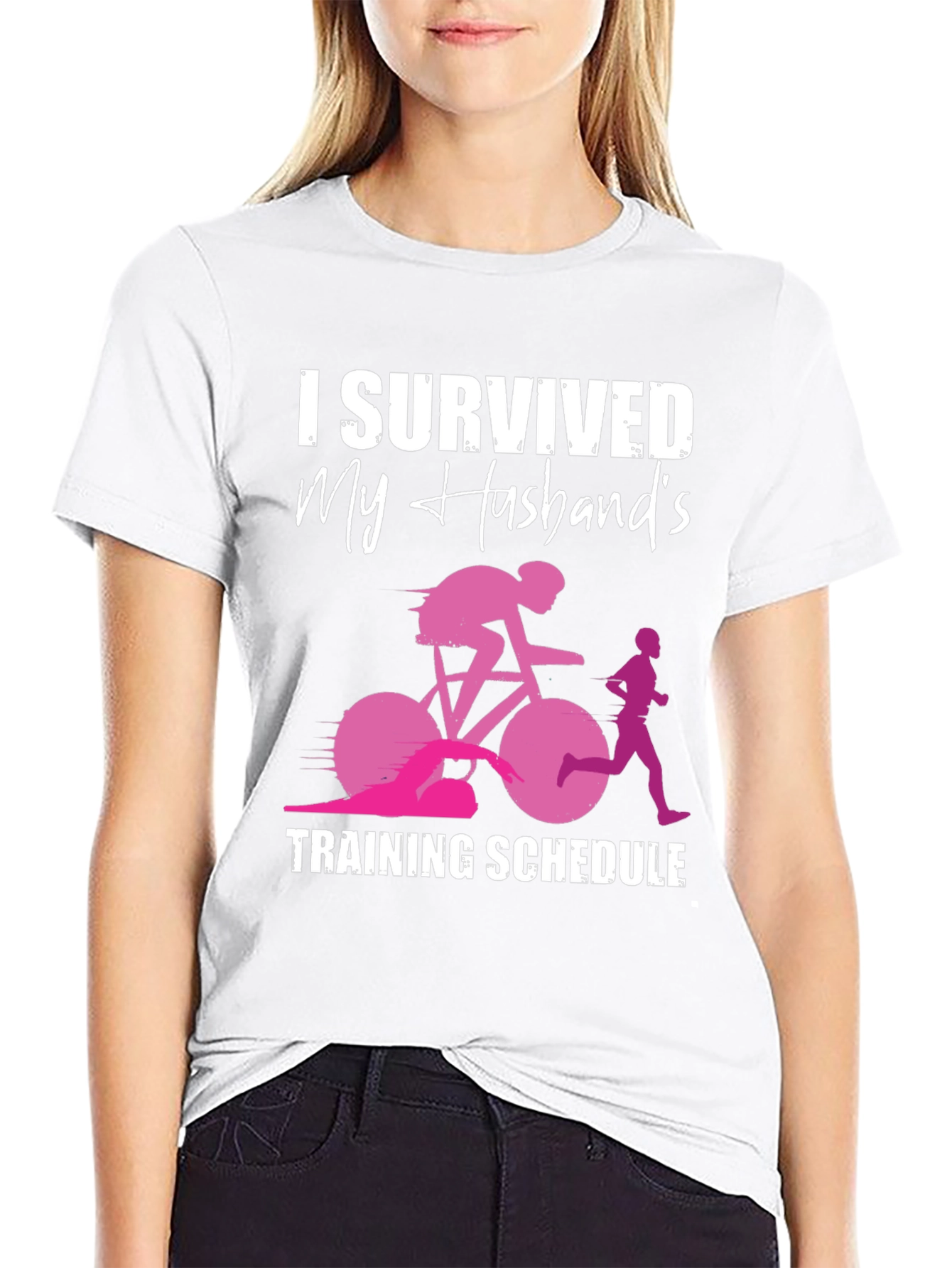 I Survived My Husbands Training Schedule T-Shirt