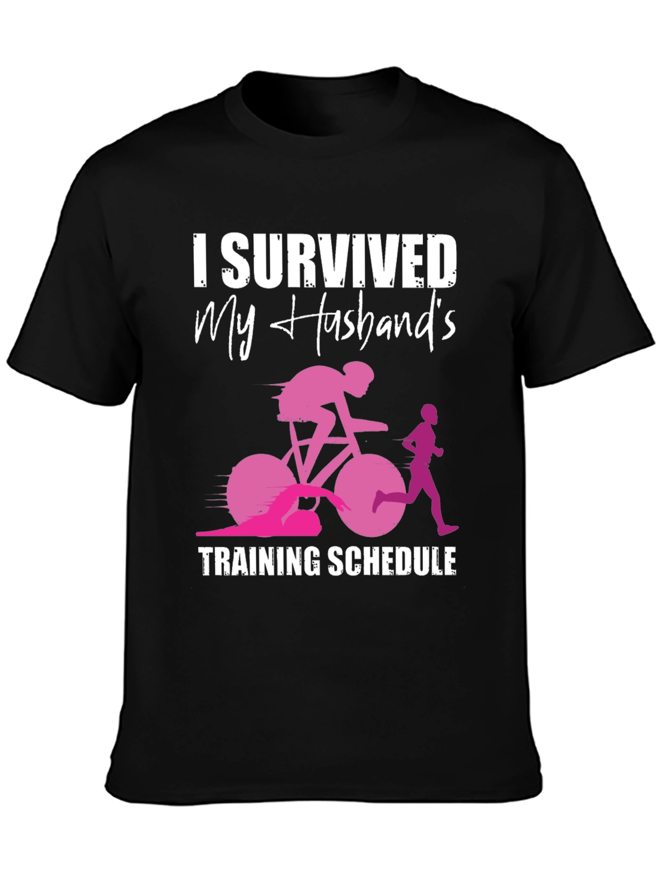 I Survived My Husbands Training Schedule T-Shirt
