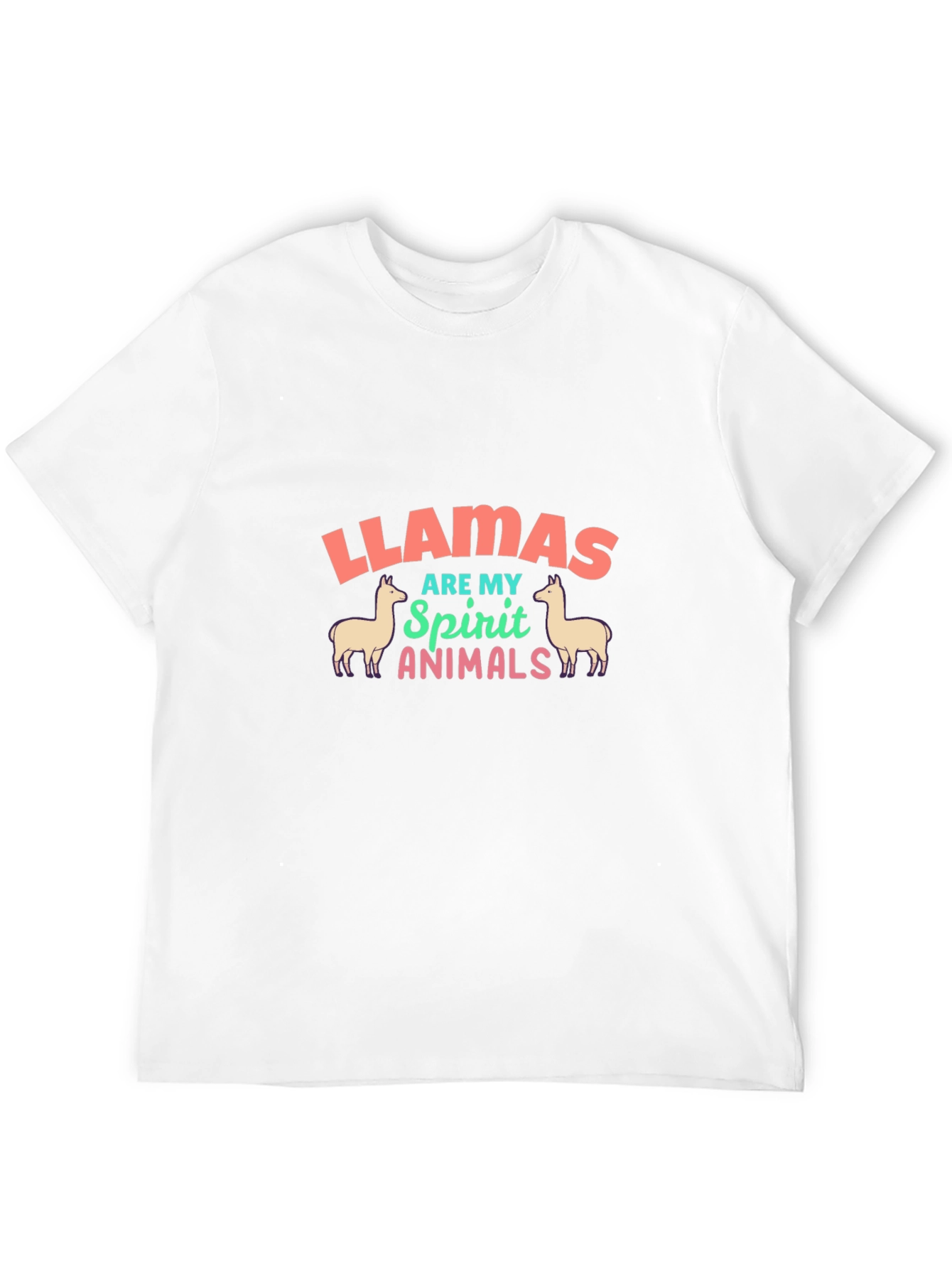 Llamas Are My Spirit Animals T-Shirt