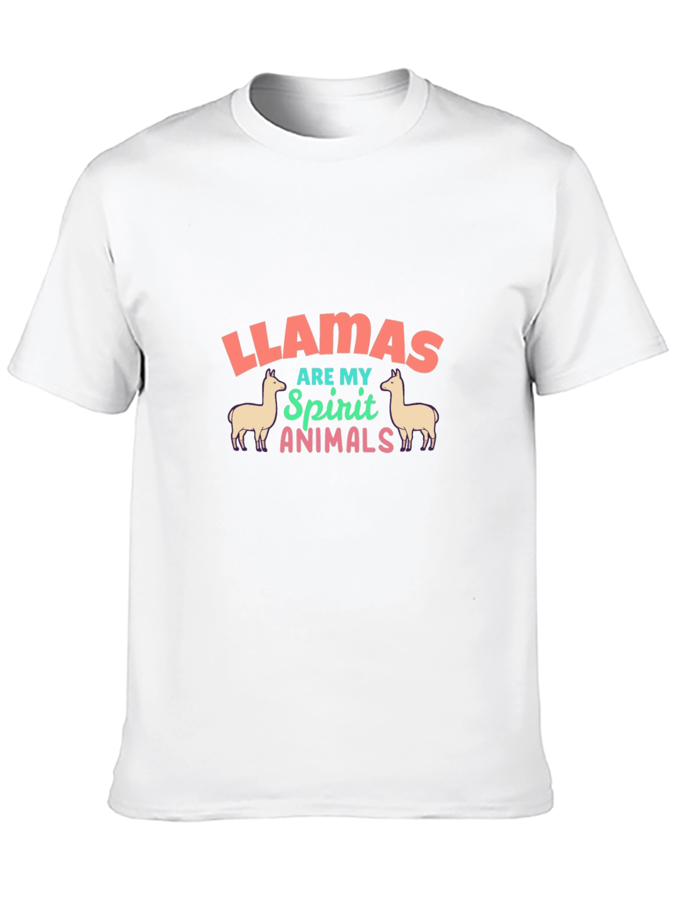 Llamas Are My Spirit Animals T-Shirt
