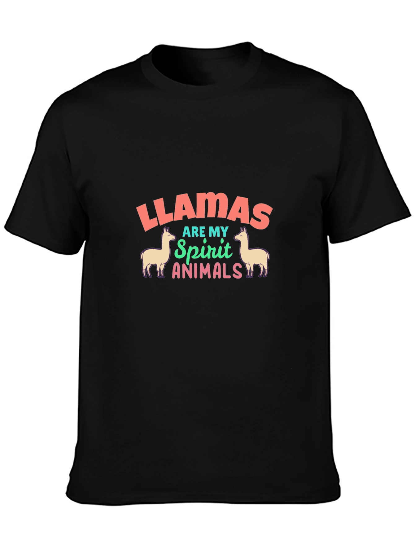 Llamas Are My Spirit Animals T-Shirt