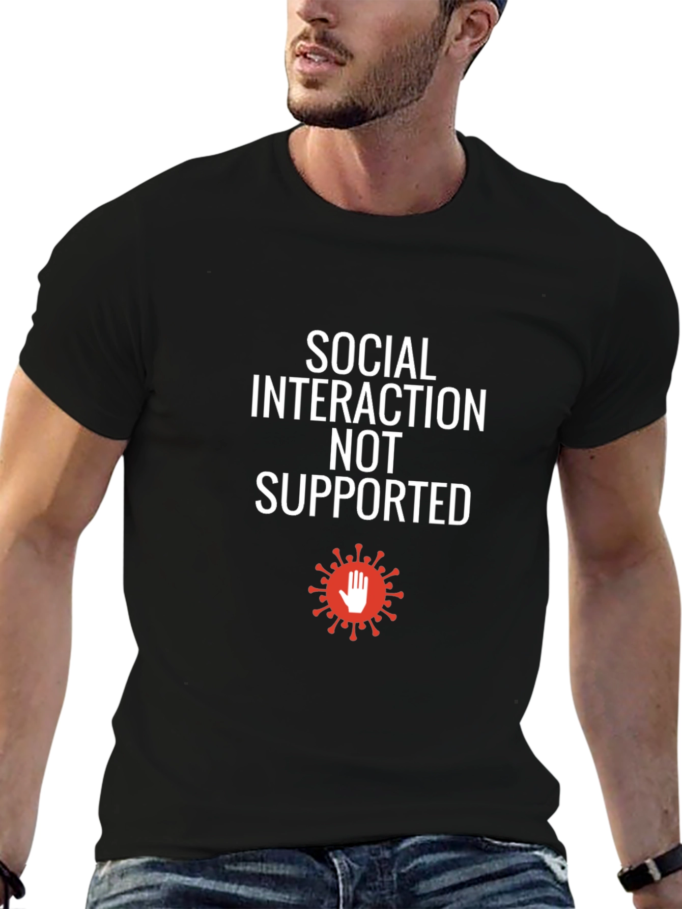 Social Interaction Not Supported T-Shirt
