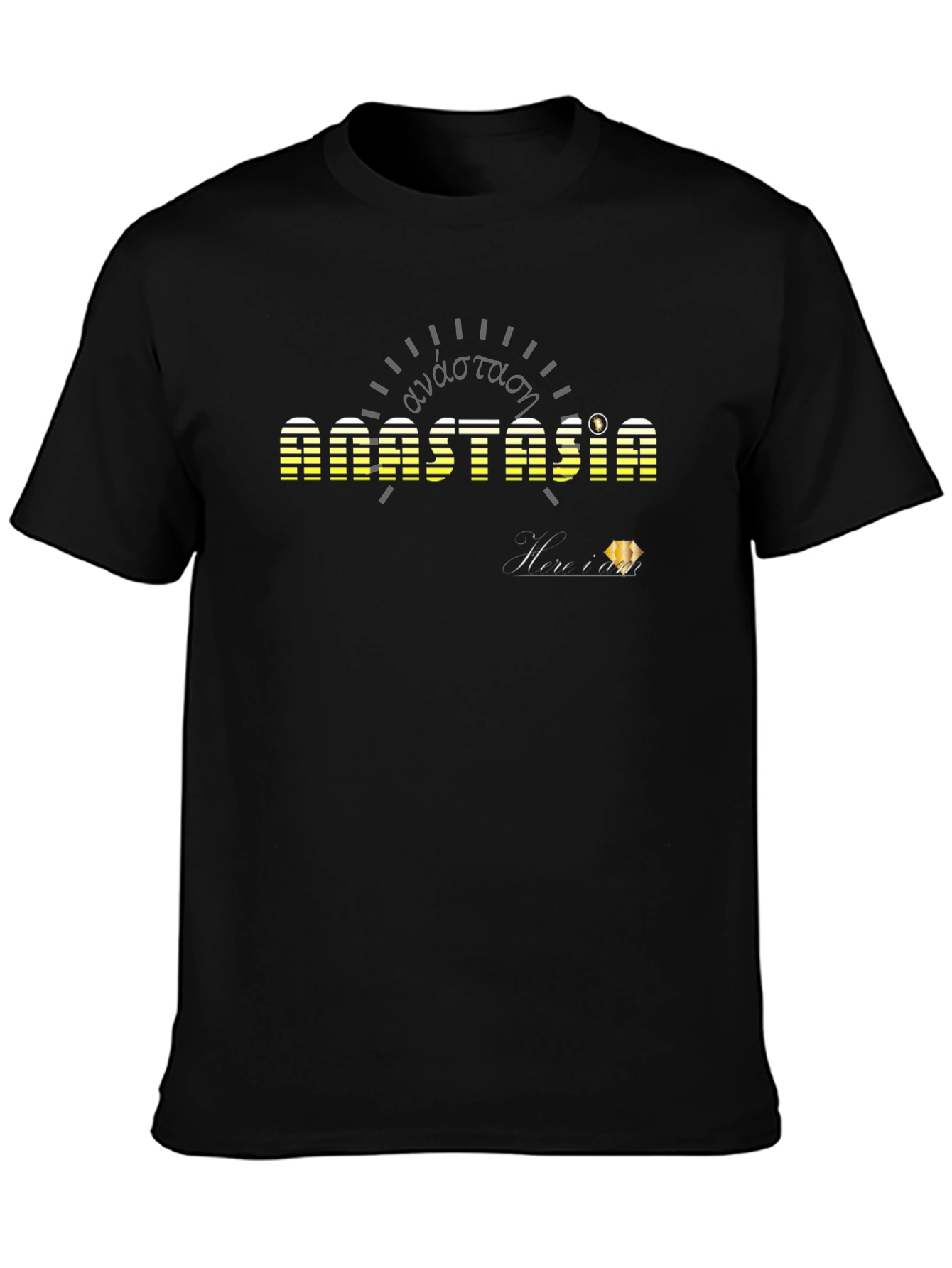 Anastasia Black Graphic Tee