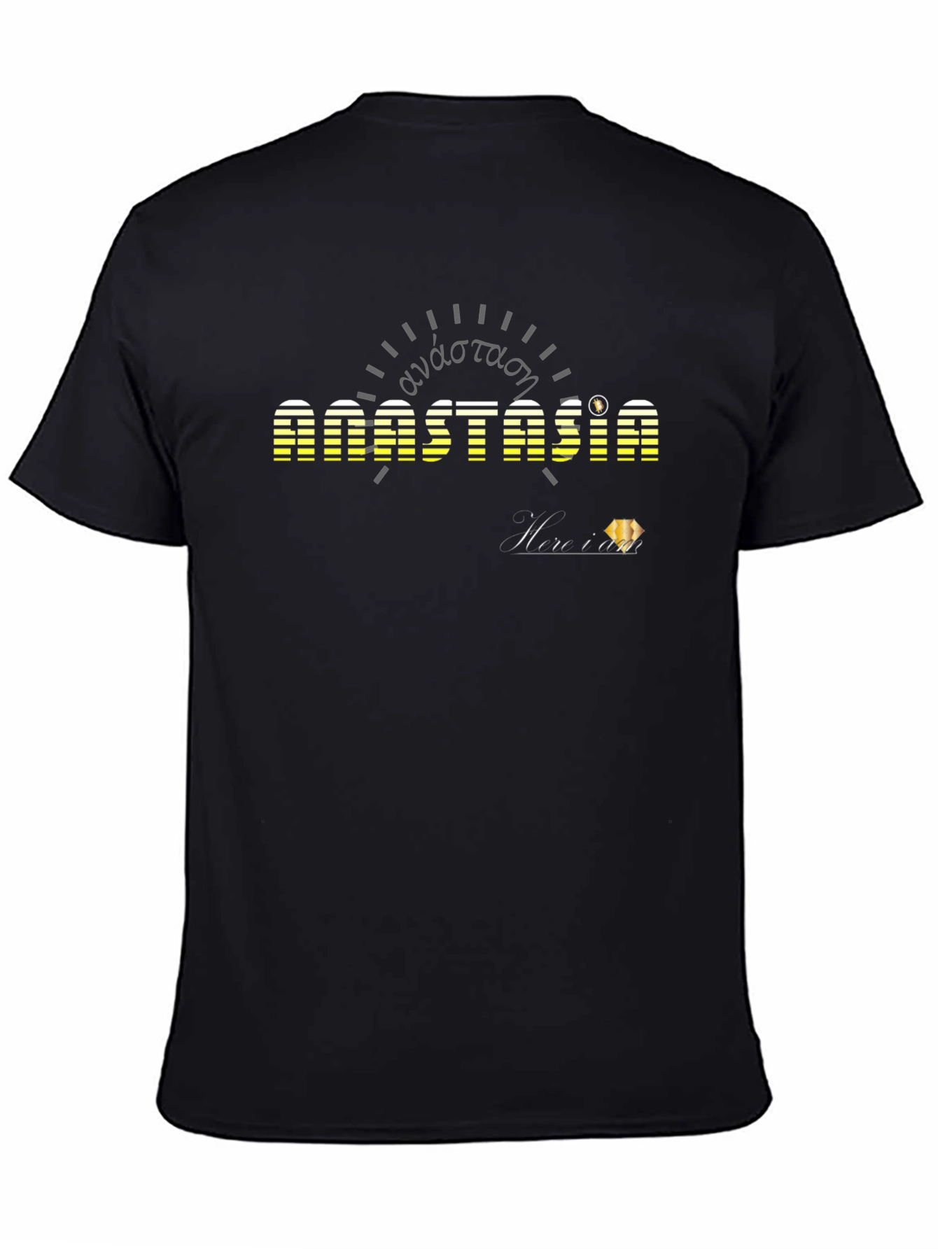 Anastasia Black Graphic Tee