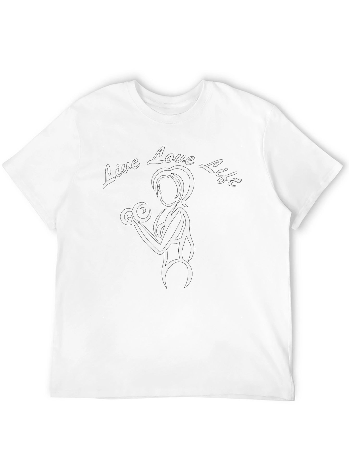 Live Love Lift Graphic Tee - Black