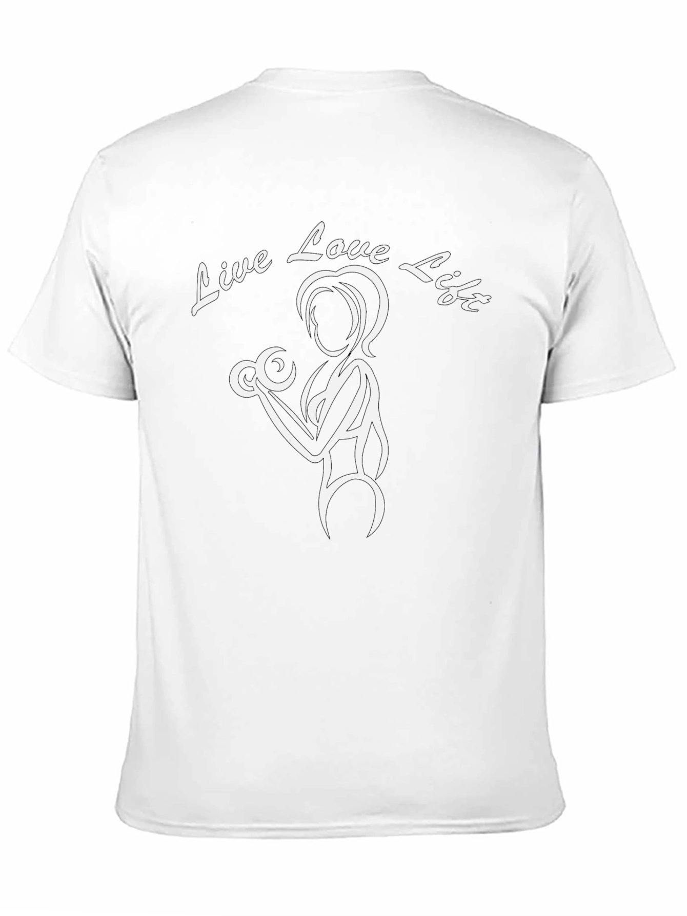 Live Love Lift Graphic Tee - Black
