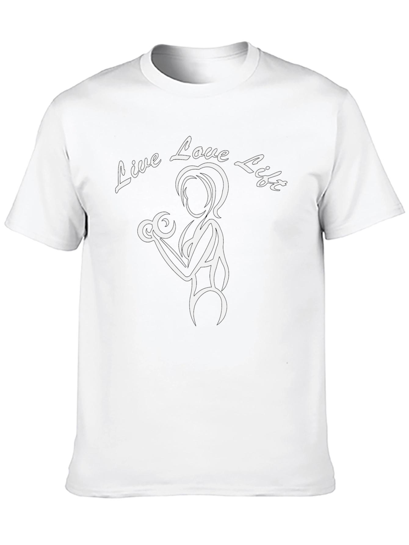 Live Love Lift Graphic Tee - Black