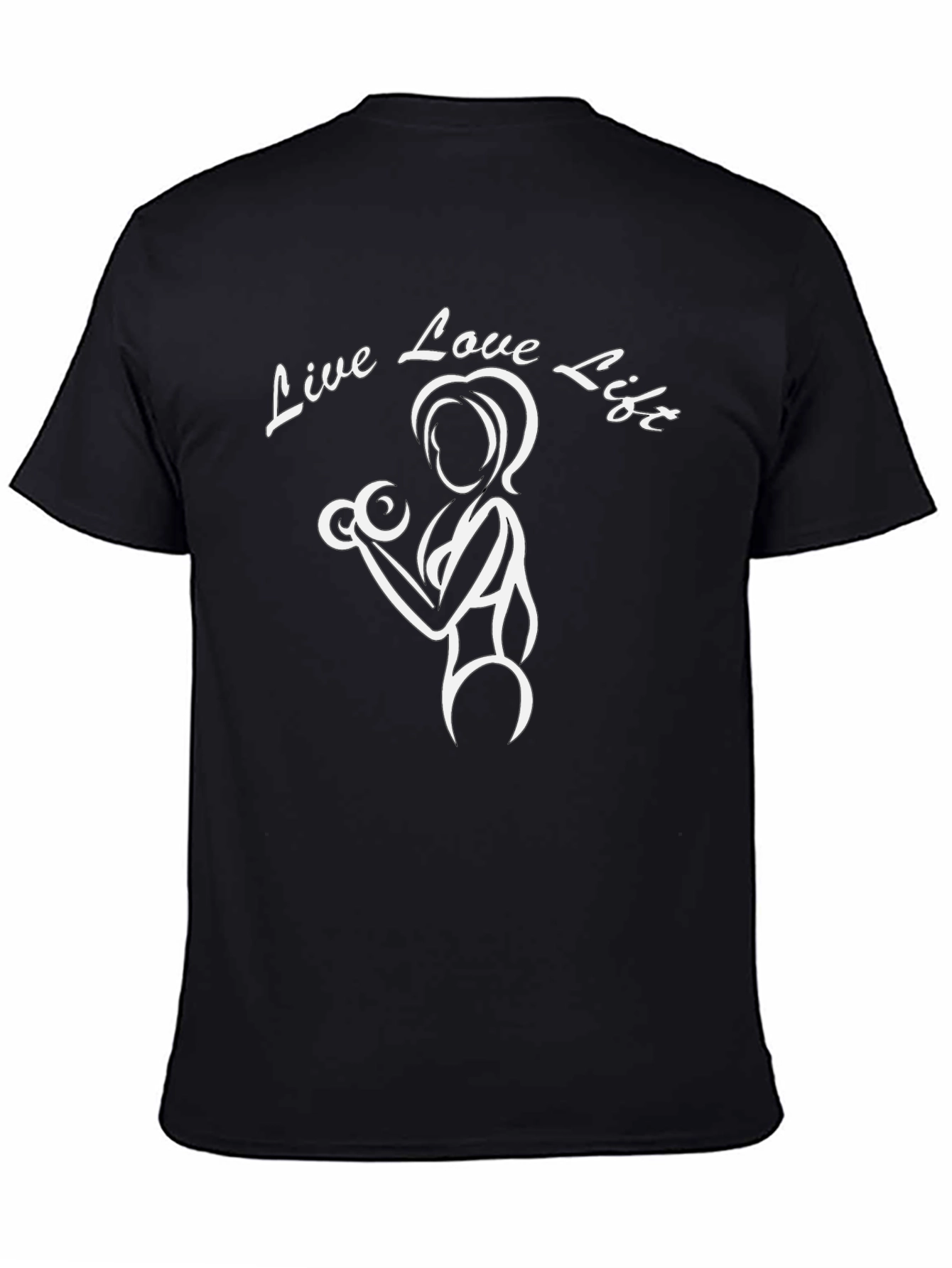 Live Love Lift Graphic Tee - Black