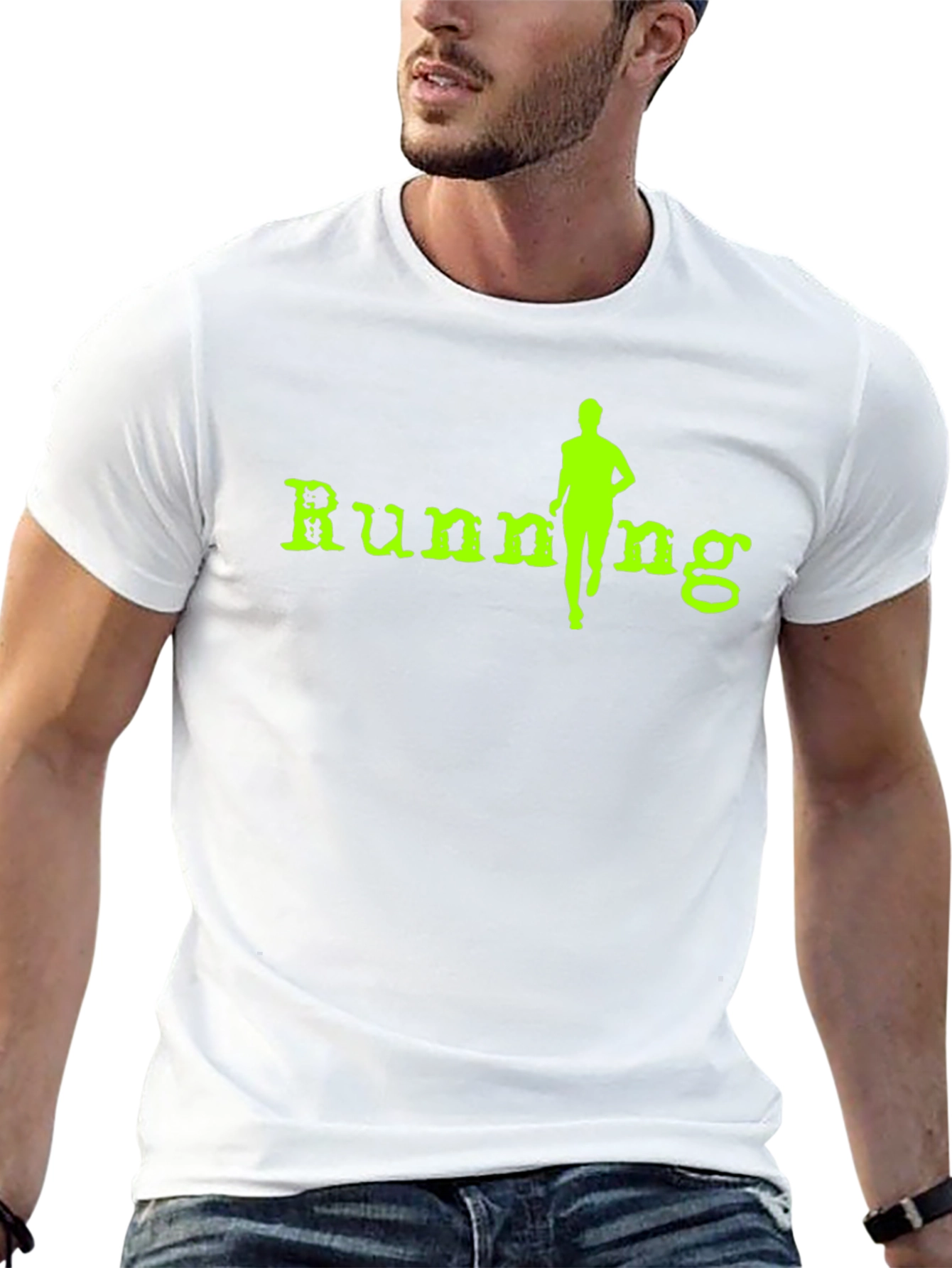 Running T-Shirt - Sporty Graphic Tee