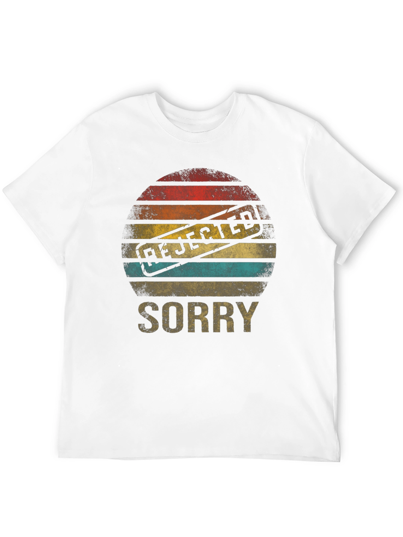 Rejected Sorry Retro Graphic T-Shirt