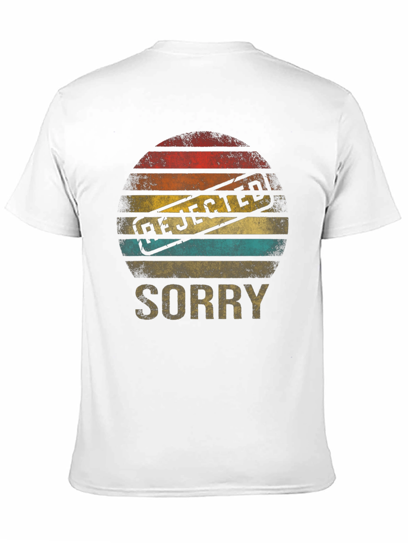 Rejected Sorry Retro Graphic T-Shirt