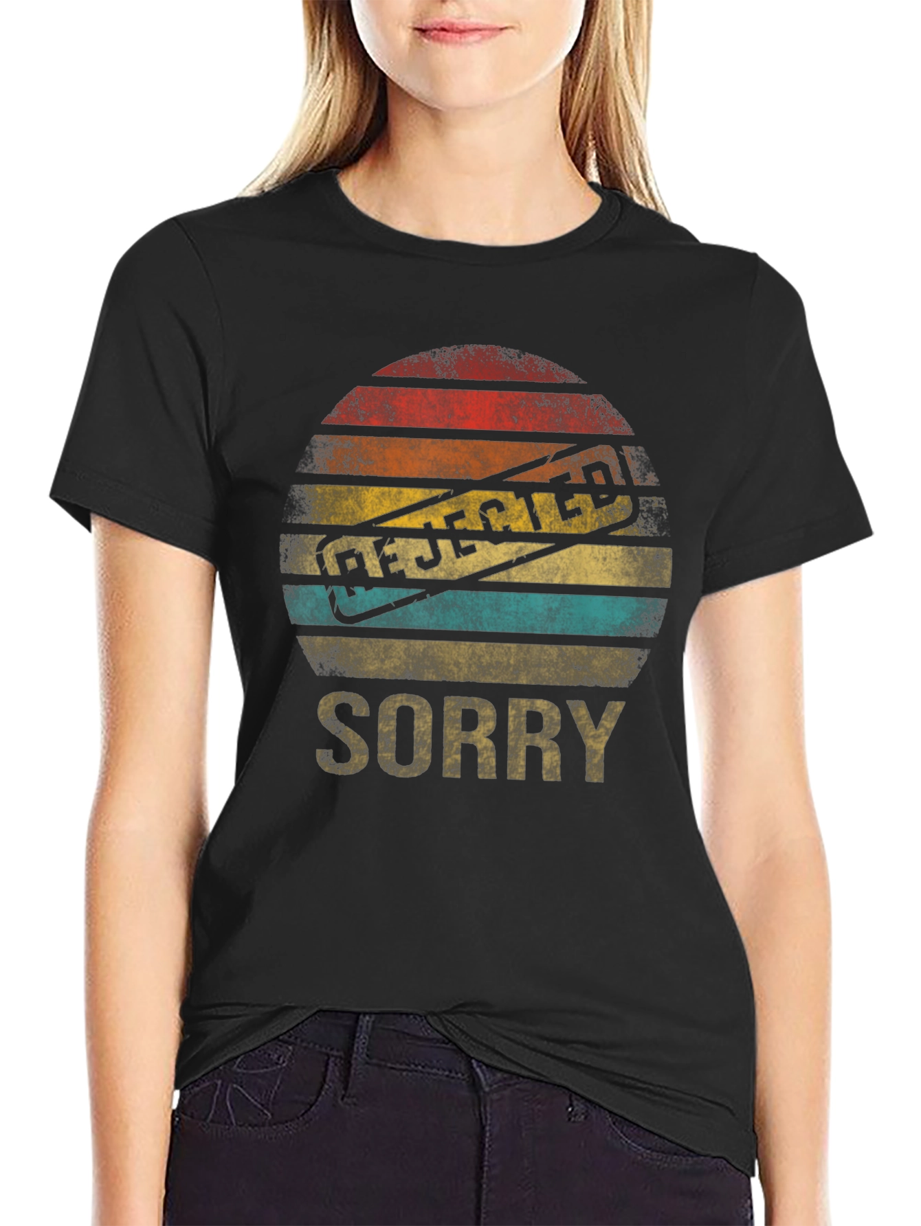 Rejected Sorry Retro Graphic T-Shirt