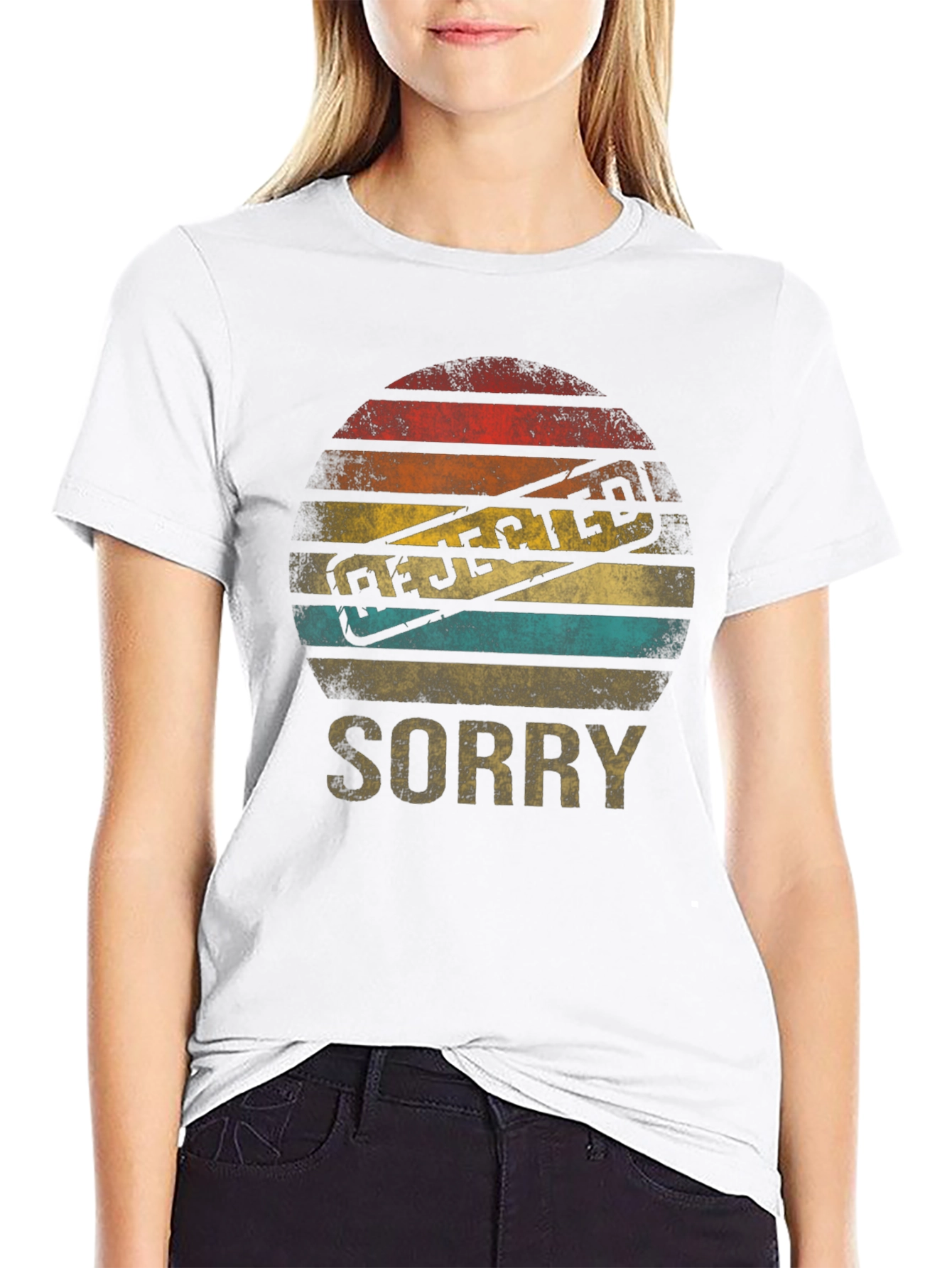 Rejected Sorry Retro Graphic T-Shirt