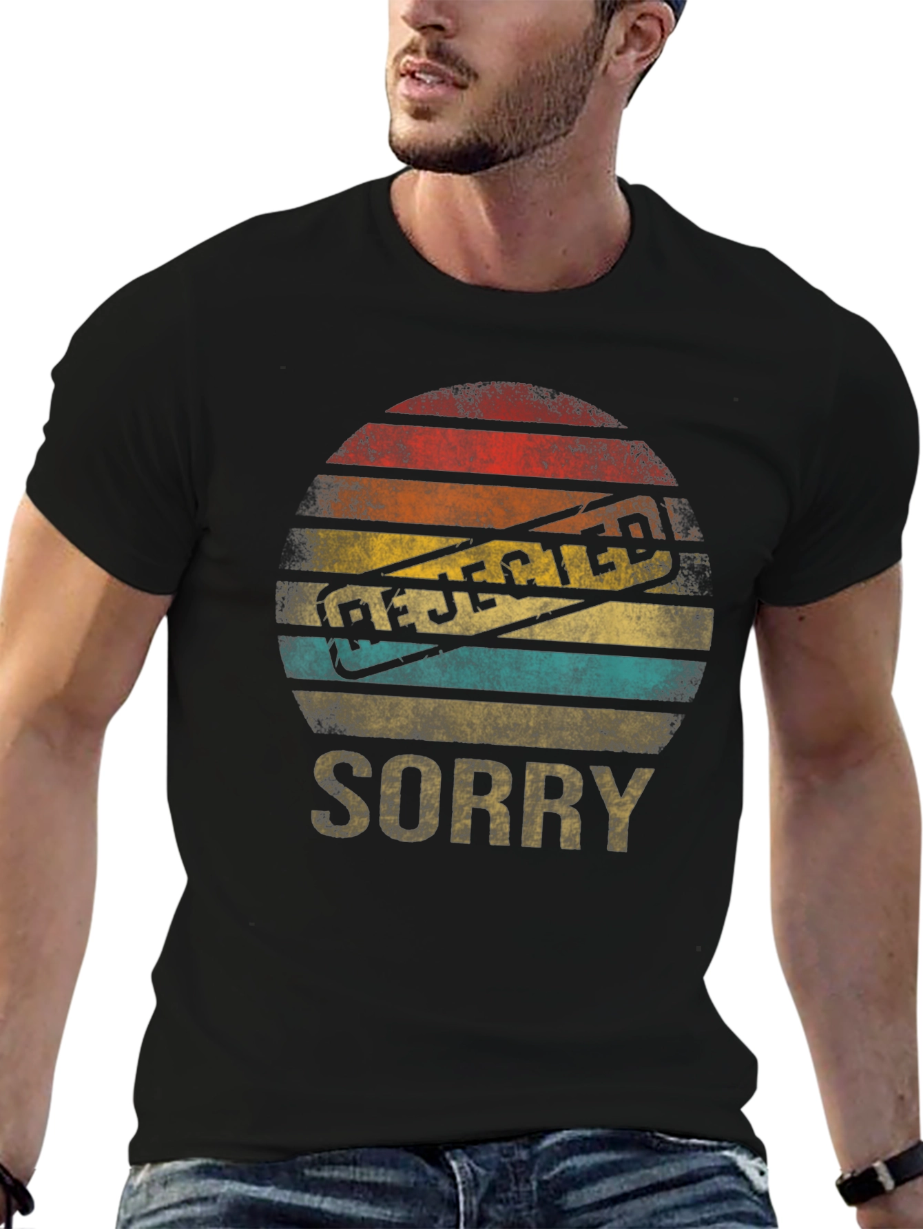 Rejected Sorry Retro Graphic T-Shirt