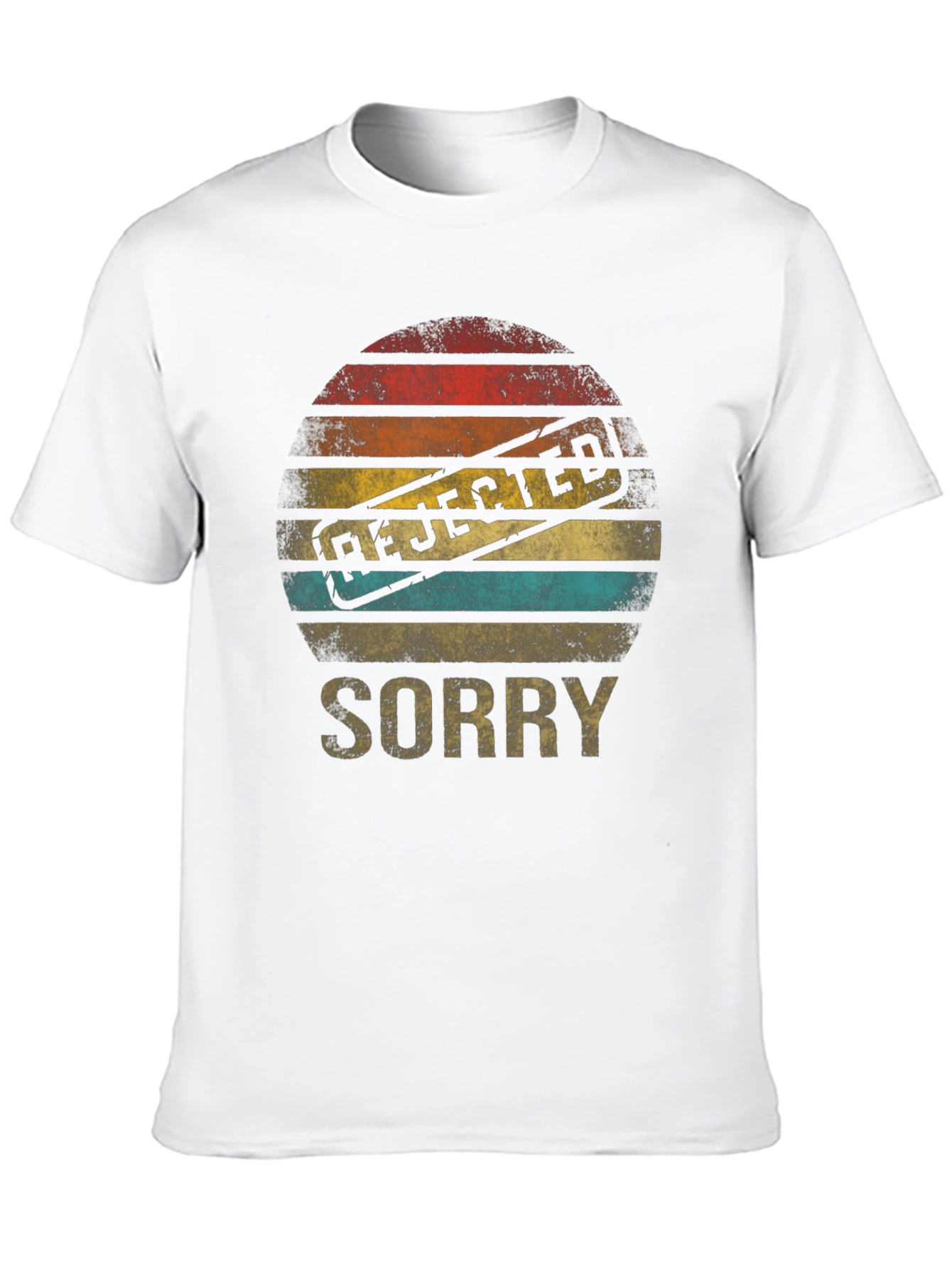 Rejected Sorry Retro Graphic T-Shirt