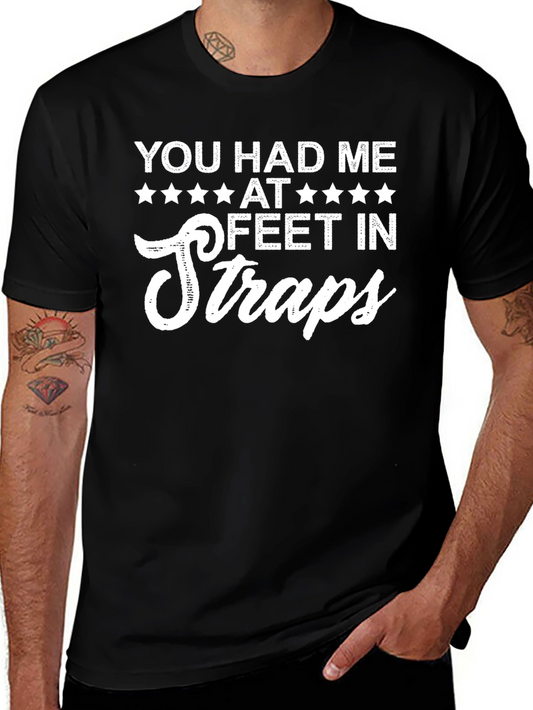 Funny Feet in Straps Graphic Tee