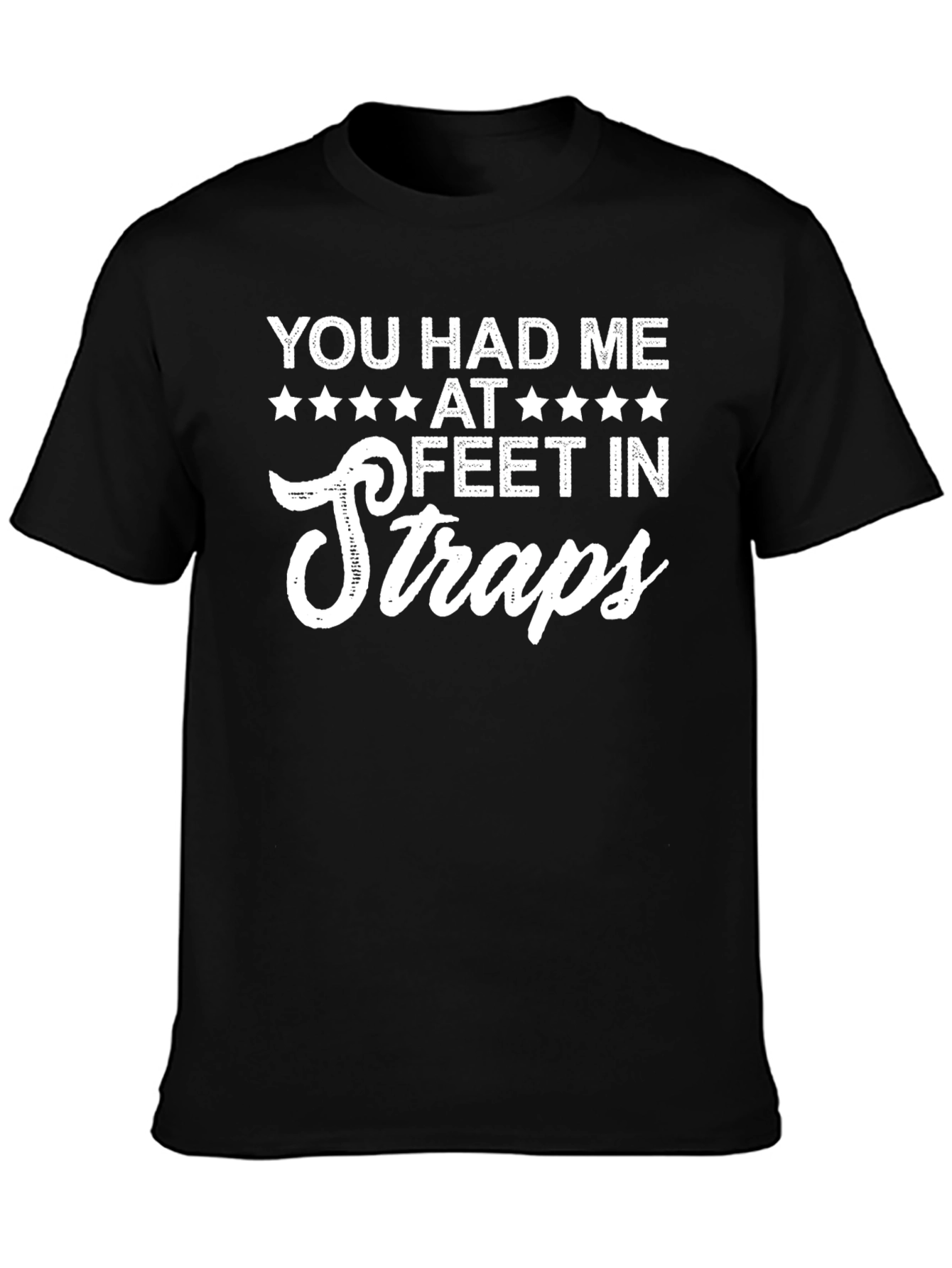Funny Feet in Straps Graphic Tee