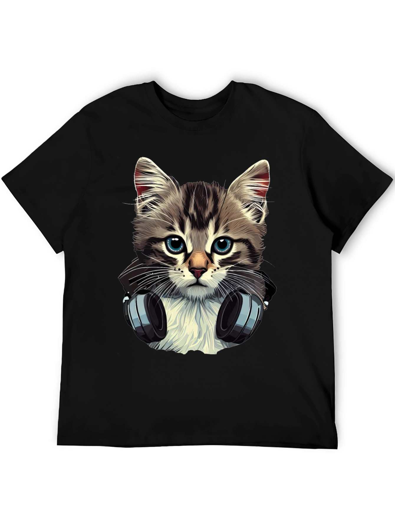 Cool Cat Headphone T-Shirt