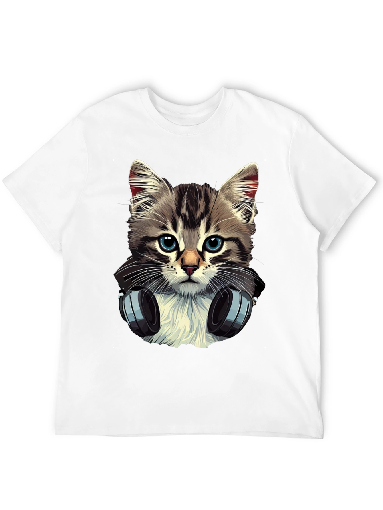 Cool Cat Headphone T-Shirt