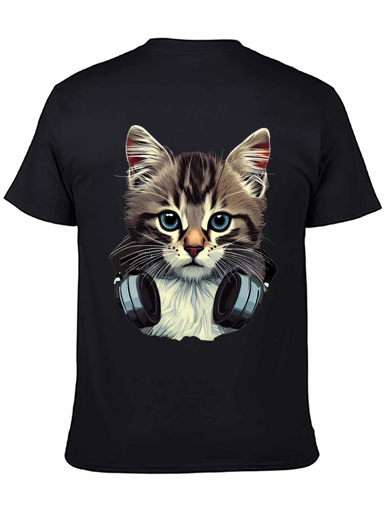 Cool Cat Headphone T-Shirt