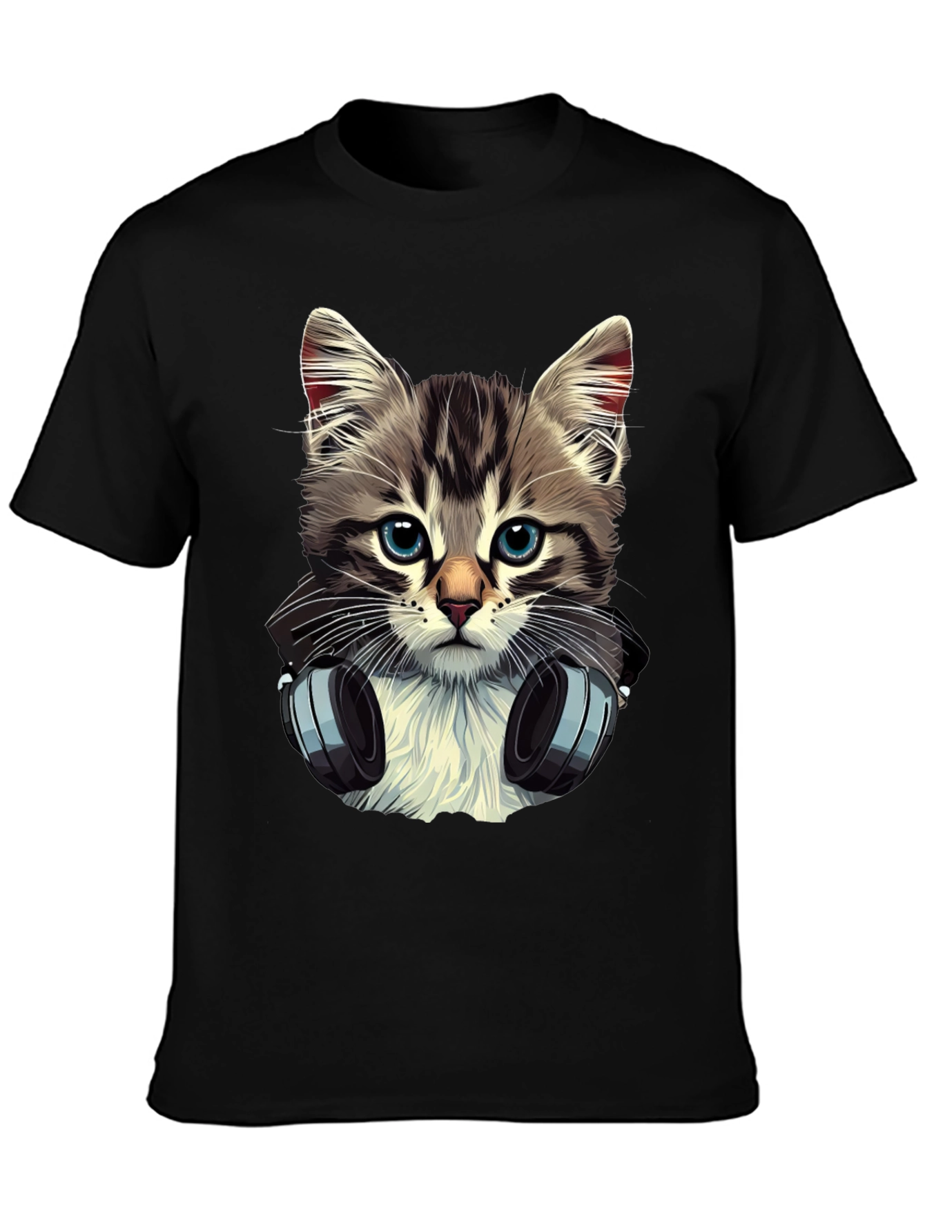 Cool Cat Headphone T-Shirt