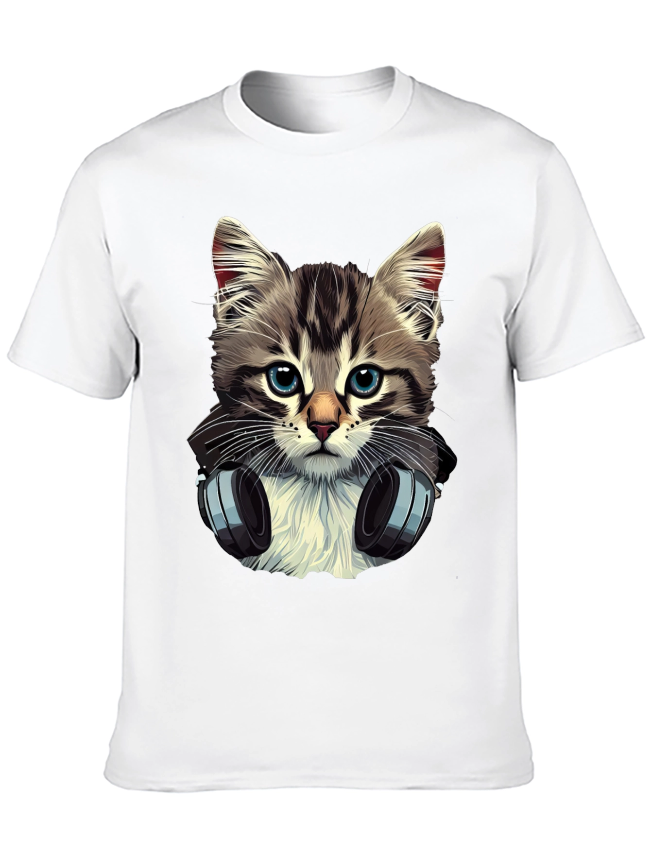 Cool Cat Headphone T-Shirt