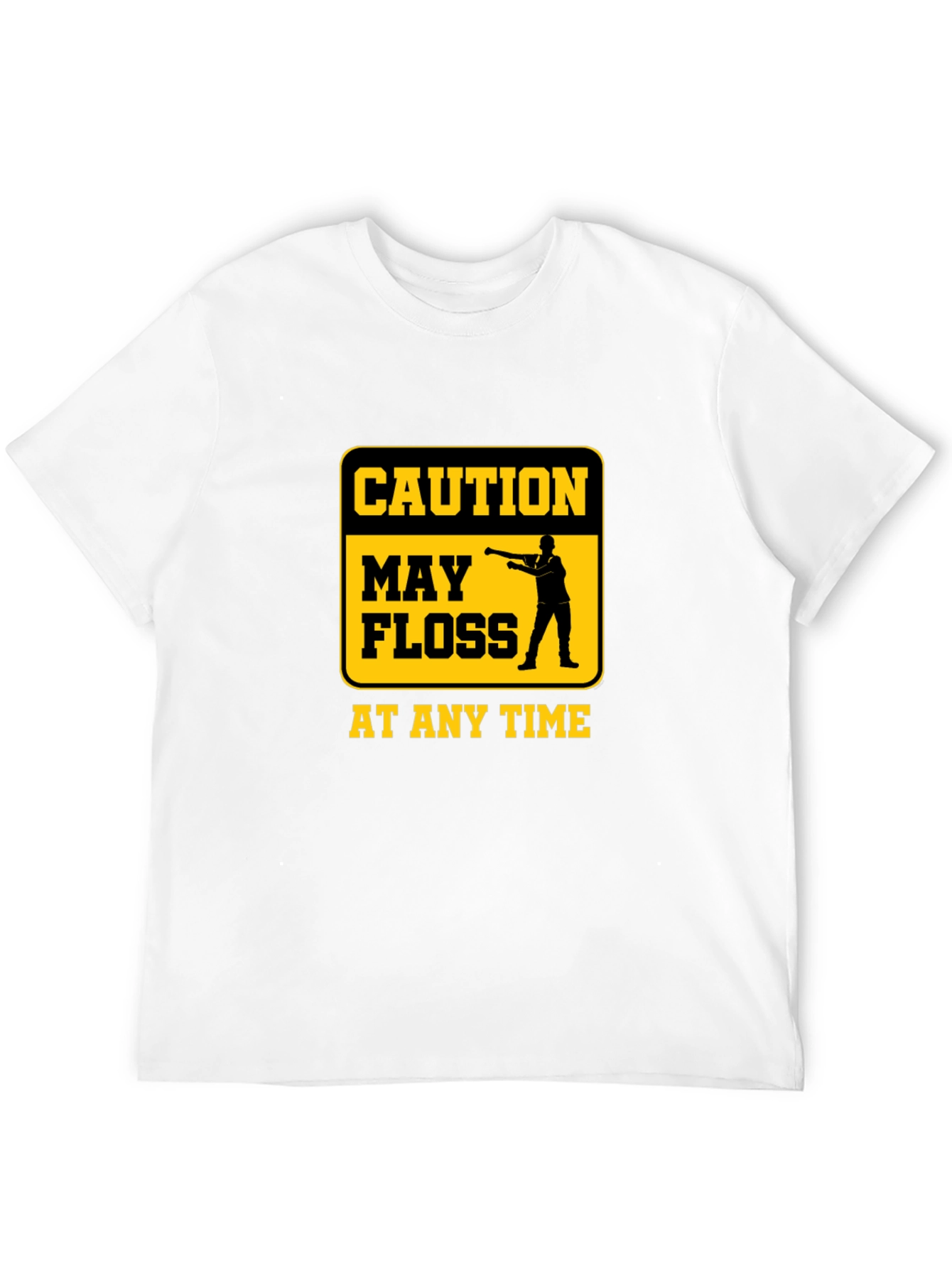 Caution May Floss At Any Time Graphic Tee