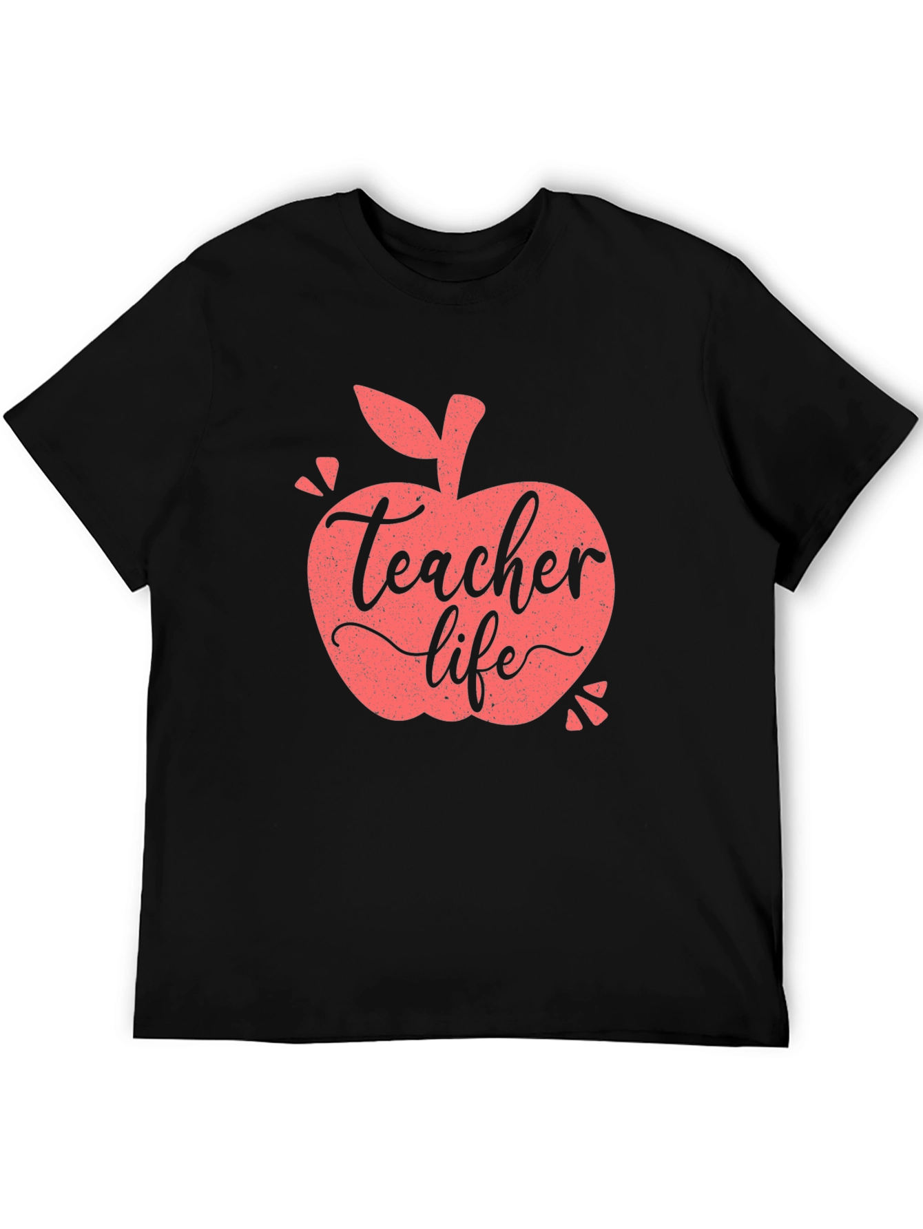 Teacher Life Apple Graphic T-Shirt