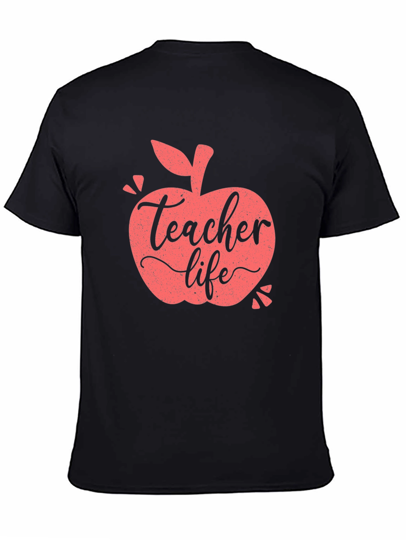Teacher Life Apple Graphic T-Shirt
