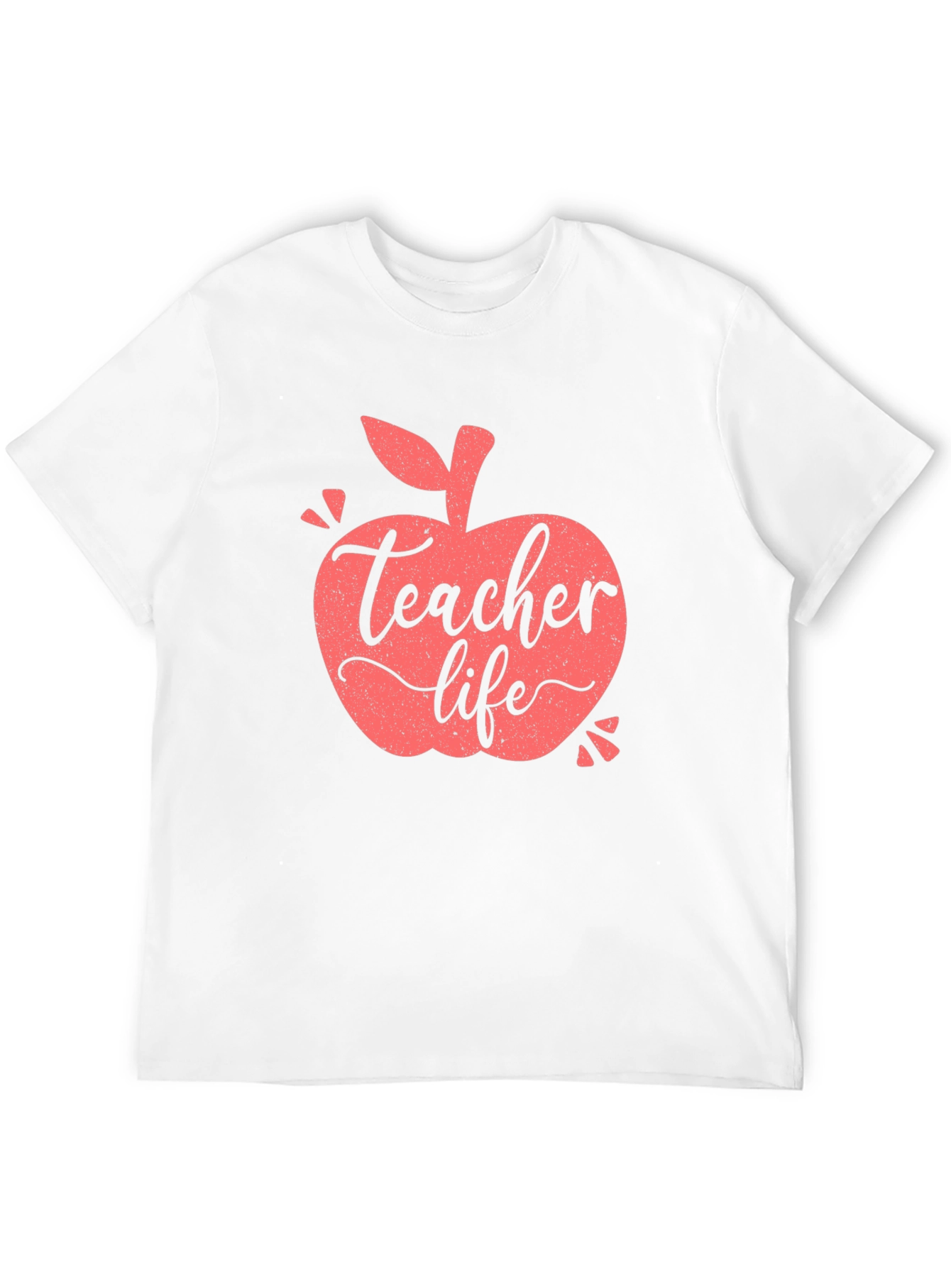Teacher Life Apple Graphic T-Shirt